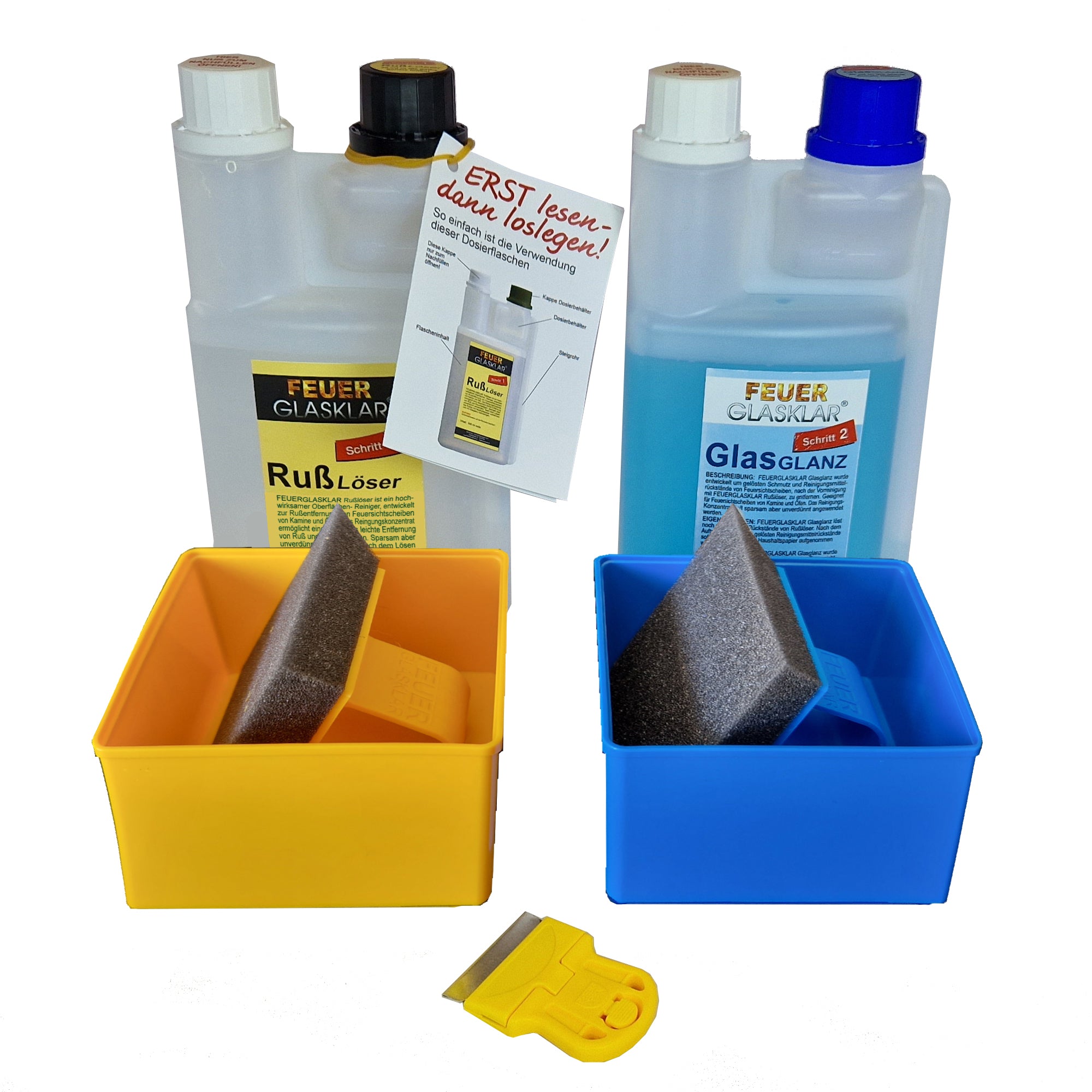 Kaminscheiben-Reinigungs-Set