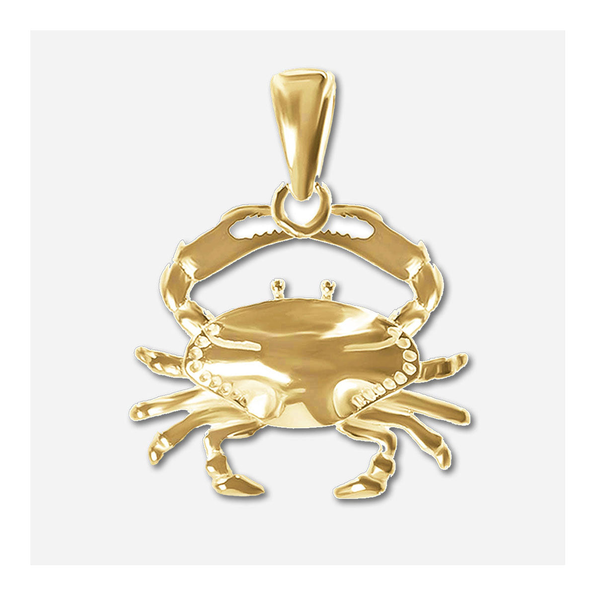 Kettenanhänger Krebs - 18k vergoldet