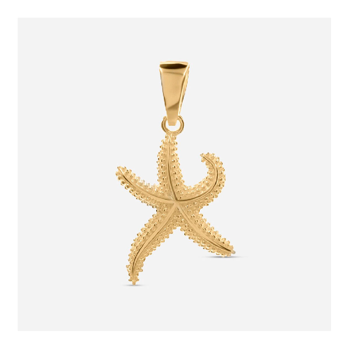 Kettenanhänger Seestern klein - 18k vergoldet