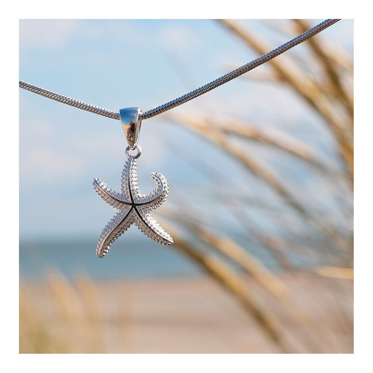 Kettenanhänger Seestern klein - 925 Sterling Silber