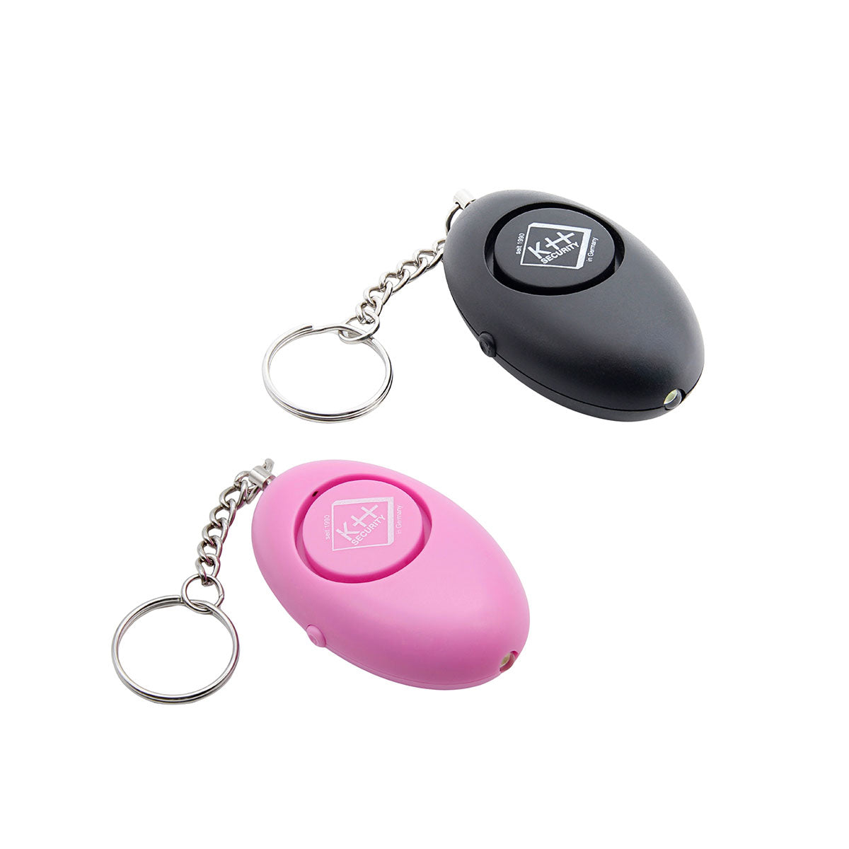 Partnerset Alarm mit LED-Licht - pink und schwarz