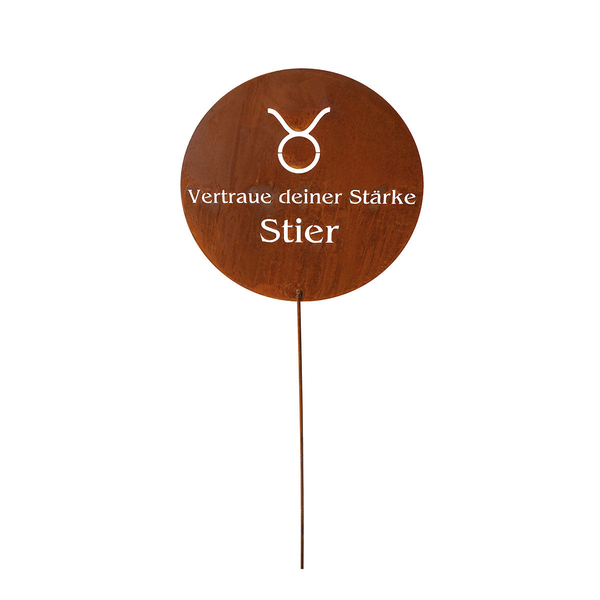 Gartenstecker Sternzeichen Stier 21.04. - 20.05. | Edelrost