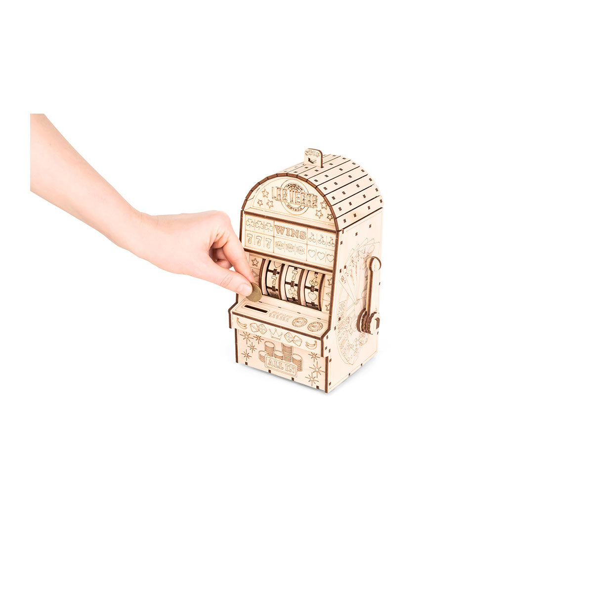 3D-Holzpuzzle Einarmiger Bandit
