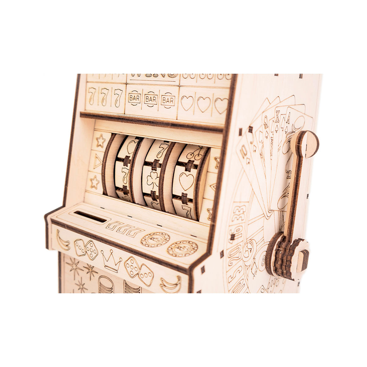 3D-Holzpuzzle Einarmiger Bandit