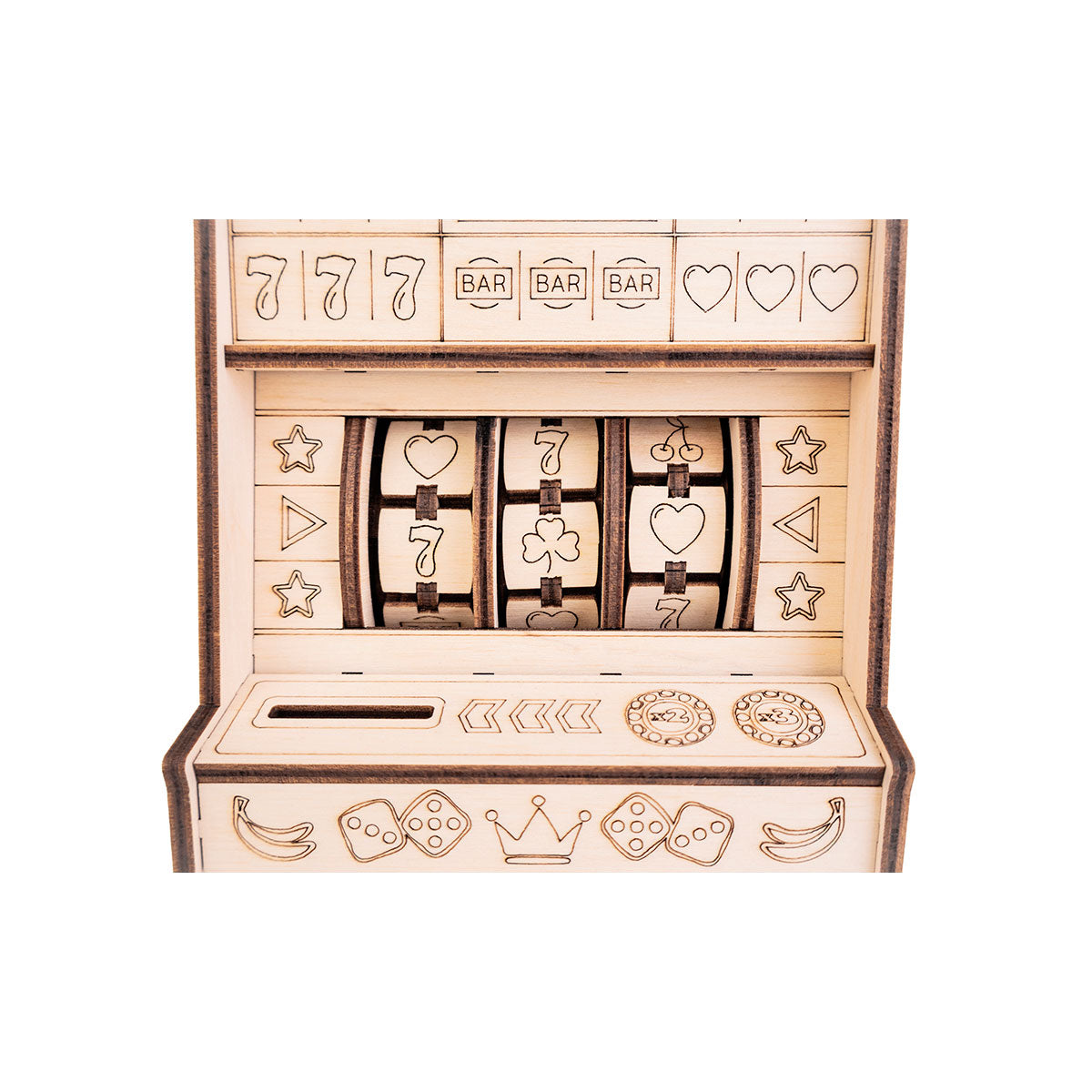 3D-Holzpuzzle Einarmiger Bandit