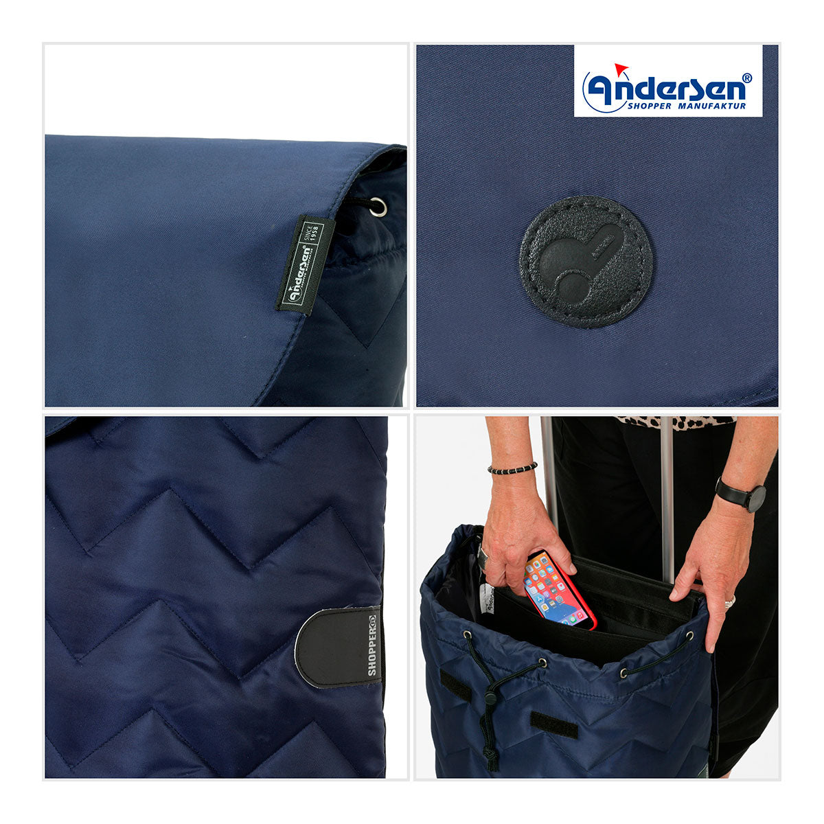 Alu Star Shopper Hilma - blau