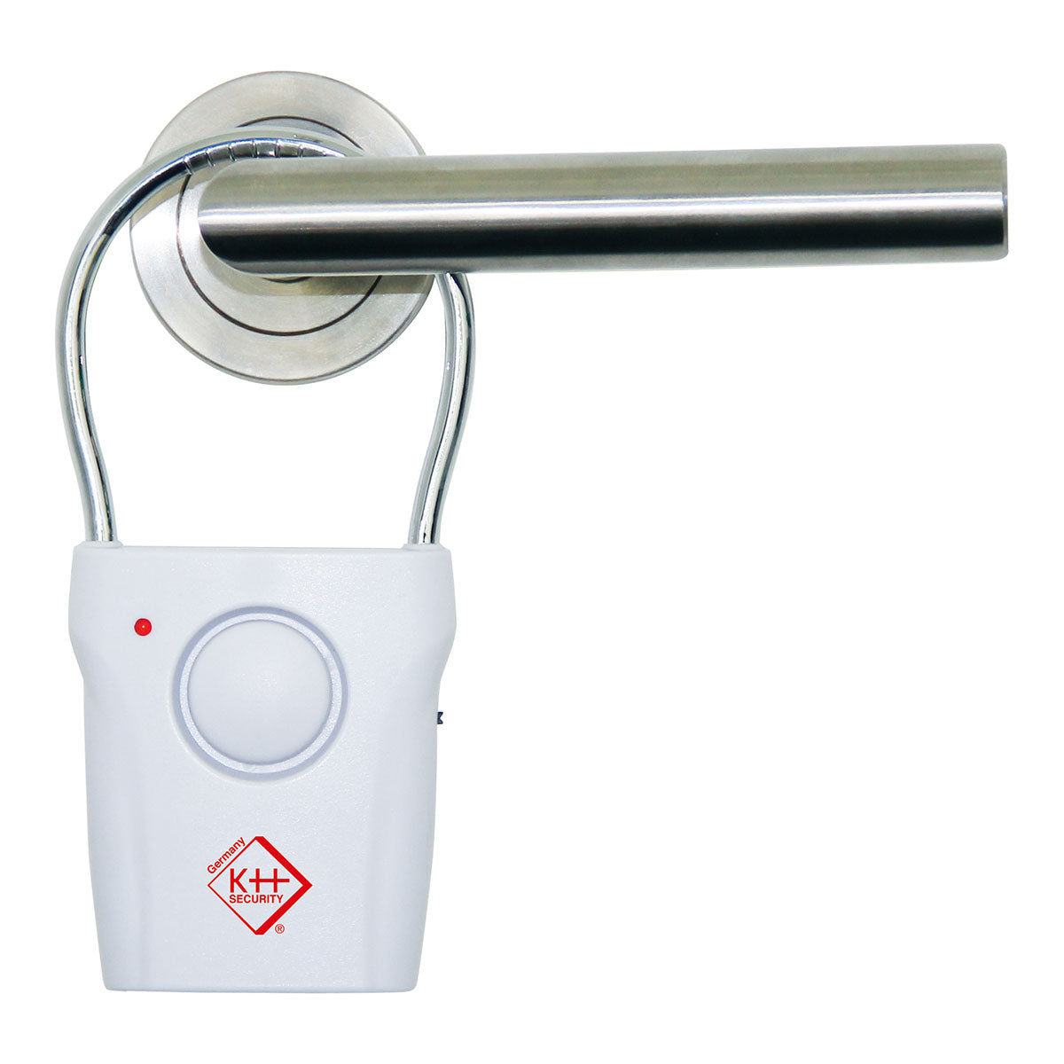 Sicherheitspaket: Taschenlampe mit Alarm, Glasbruchalarm (2er Set) & Türgriffalarm