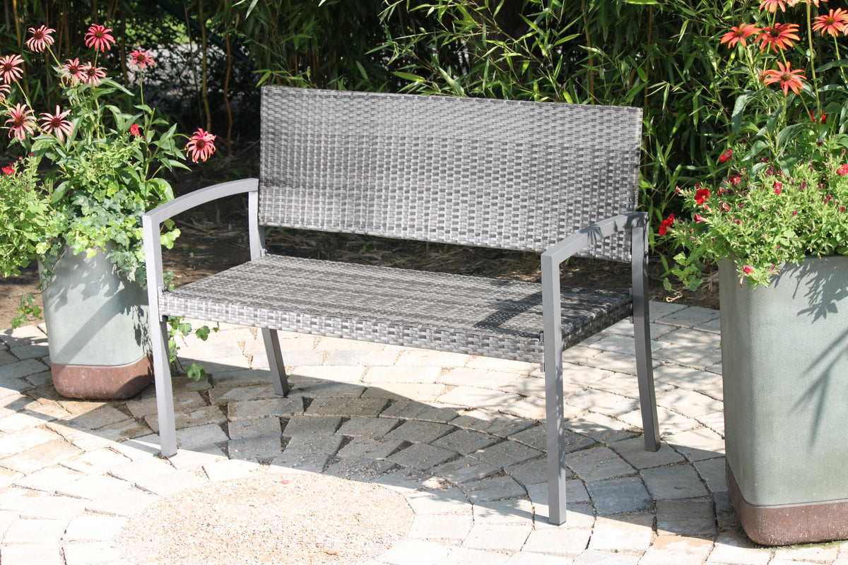 Parkbank SANREMO dunkelgrau