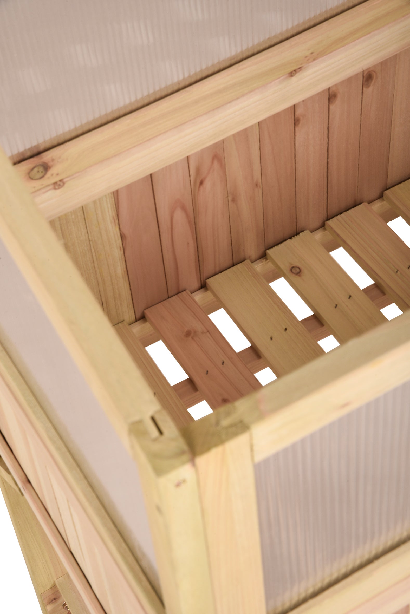 Gewächshaus aus Holz