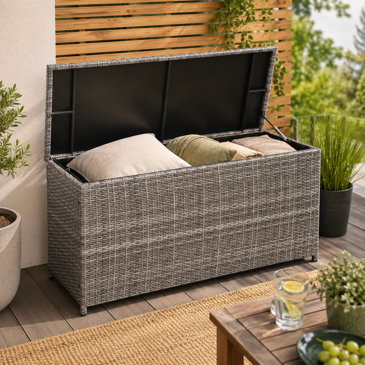 Auflagenbox PATRAS (grau)