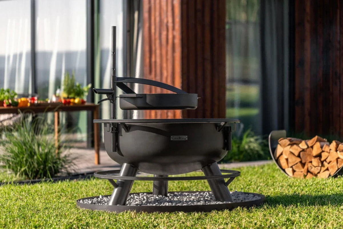 bene on fire Feuerschalen Grillpfanne Ø 50 cm mit Griff für Arizona und Washington