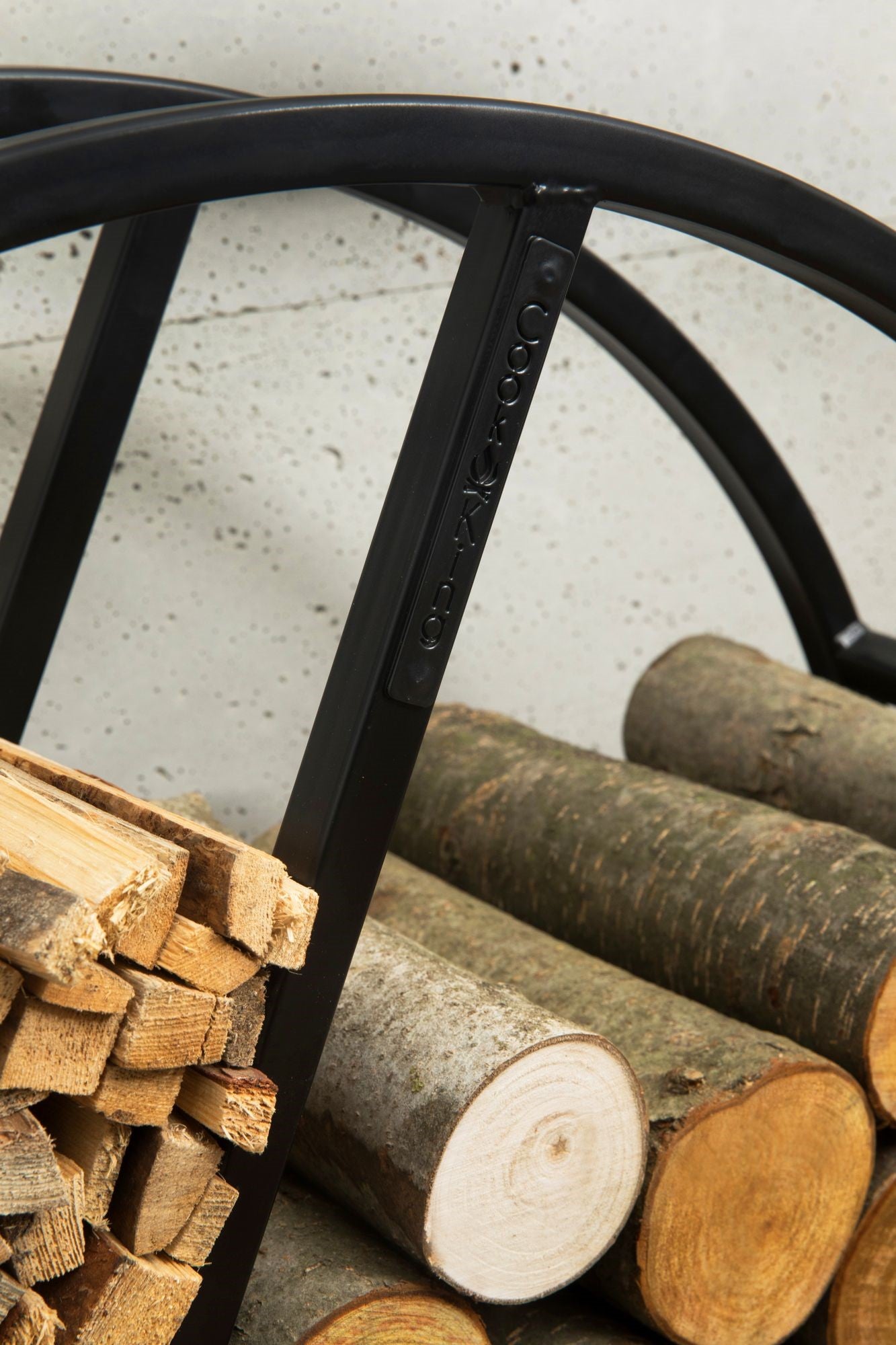 Kaminholzregal Kalifornien rund - 80cm