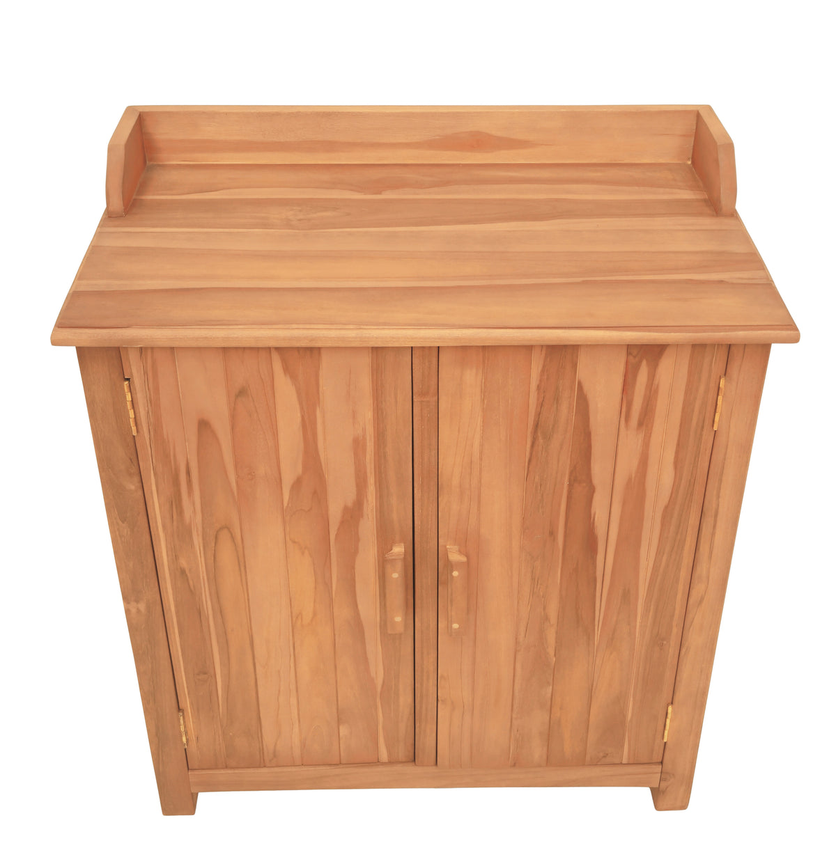 Gartenschrank Batley Teak mit Arbeitsfläche