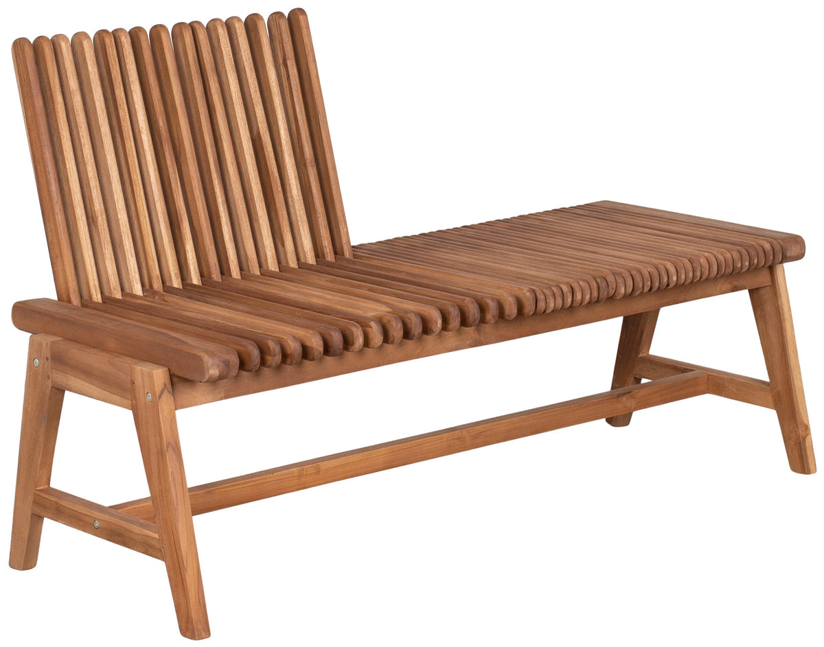 Gartenbank Leeds Teak 130 cm Multifunktion