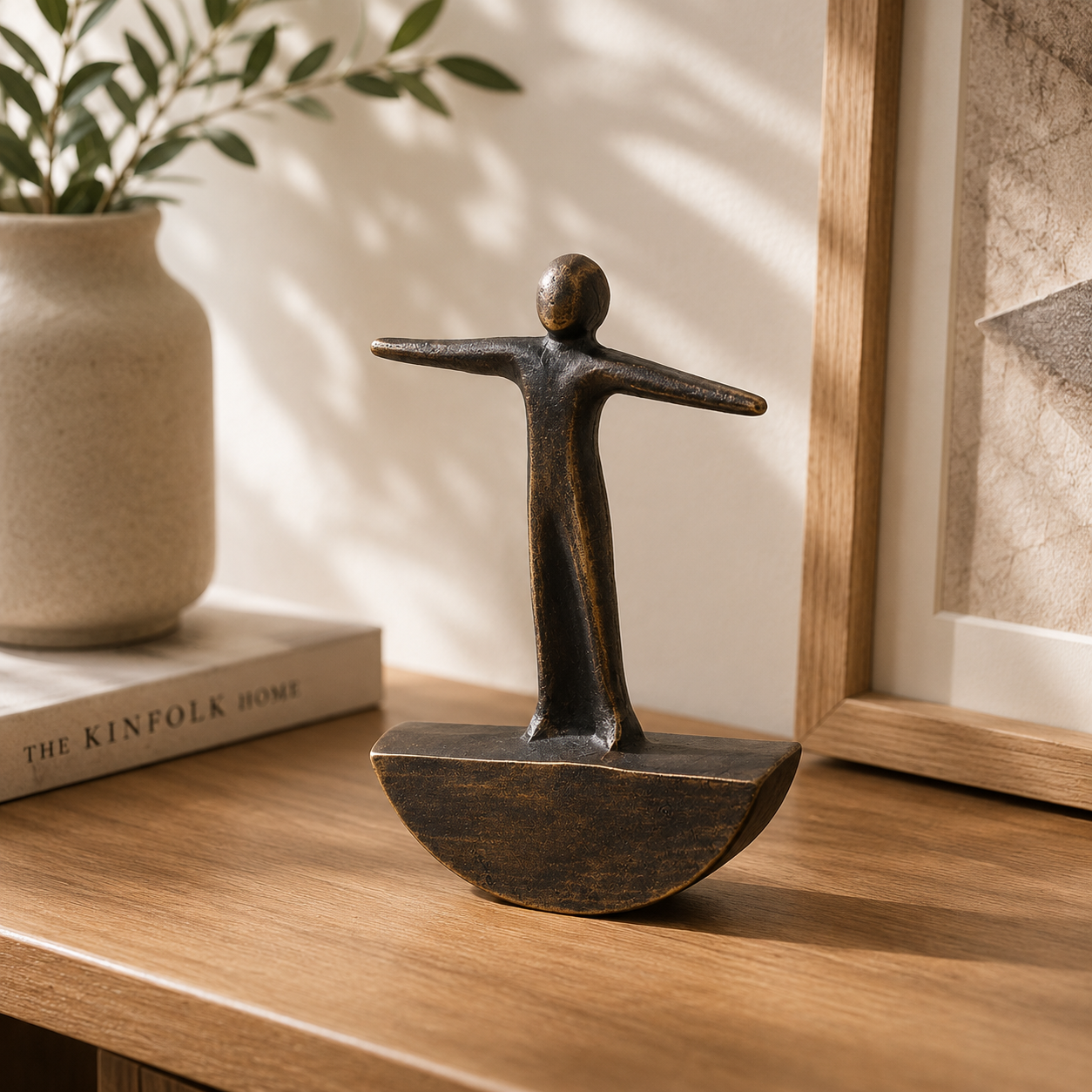 Bronzefigur "Balance"