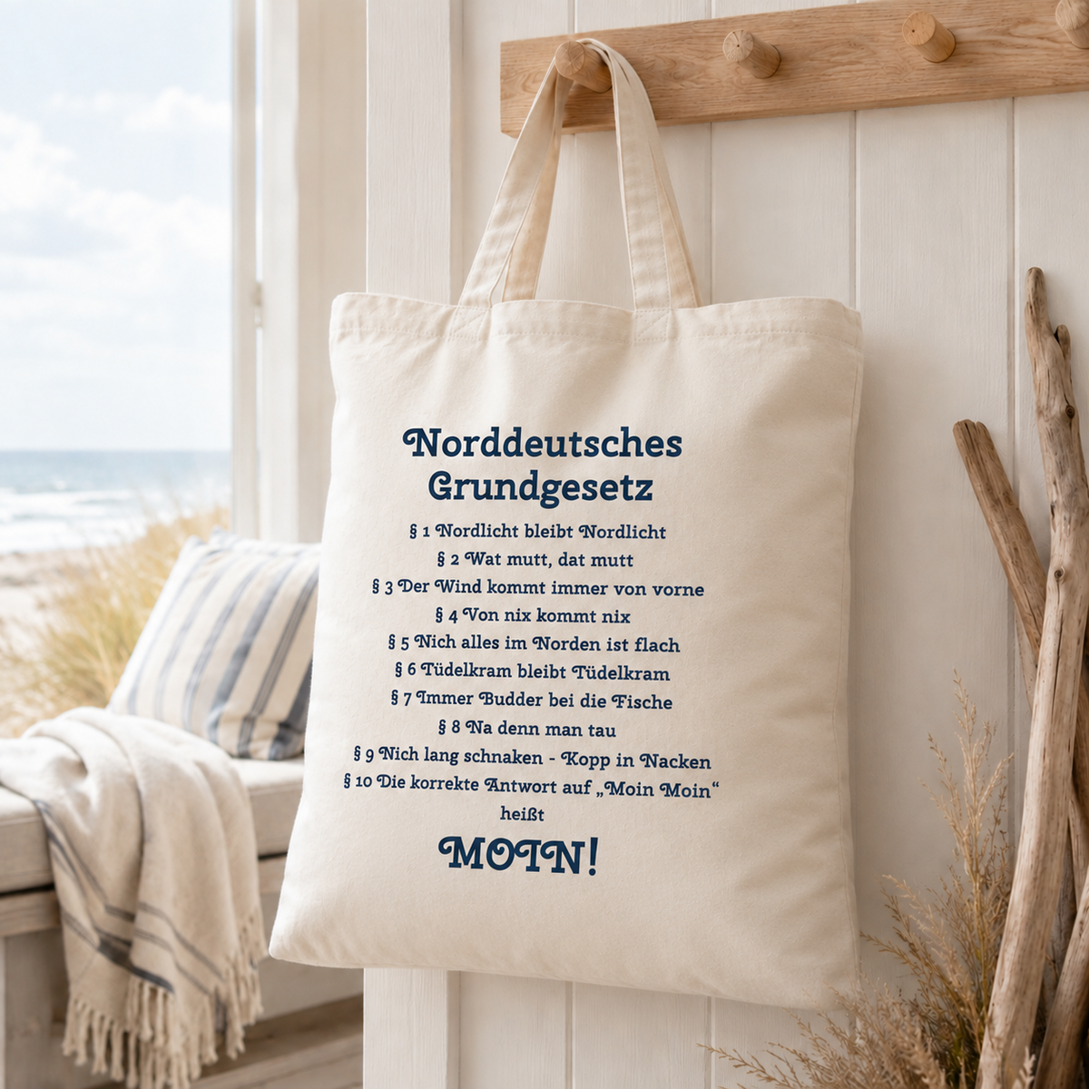 Tasche mit Aufdruck "Norddeutsches Grundgesetz"