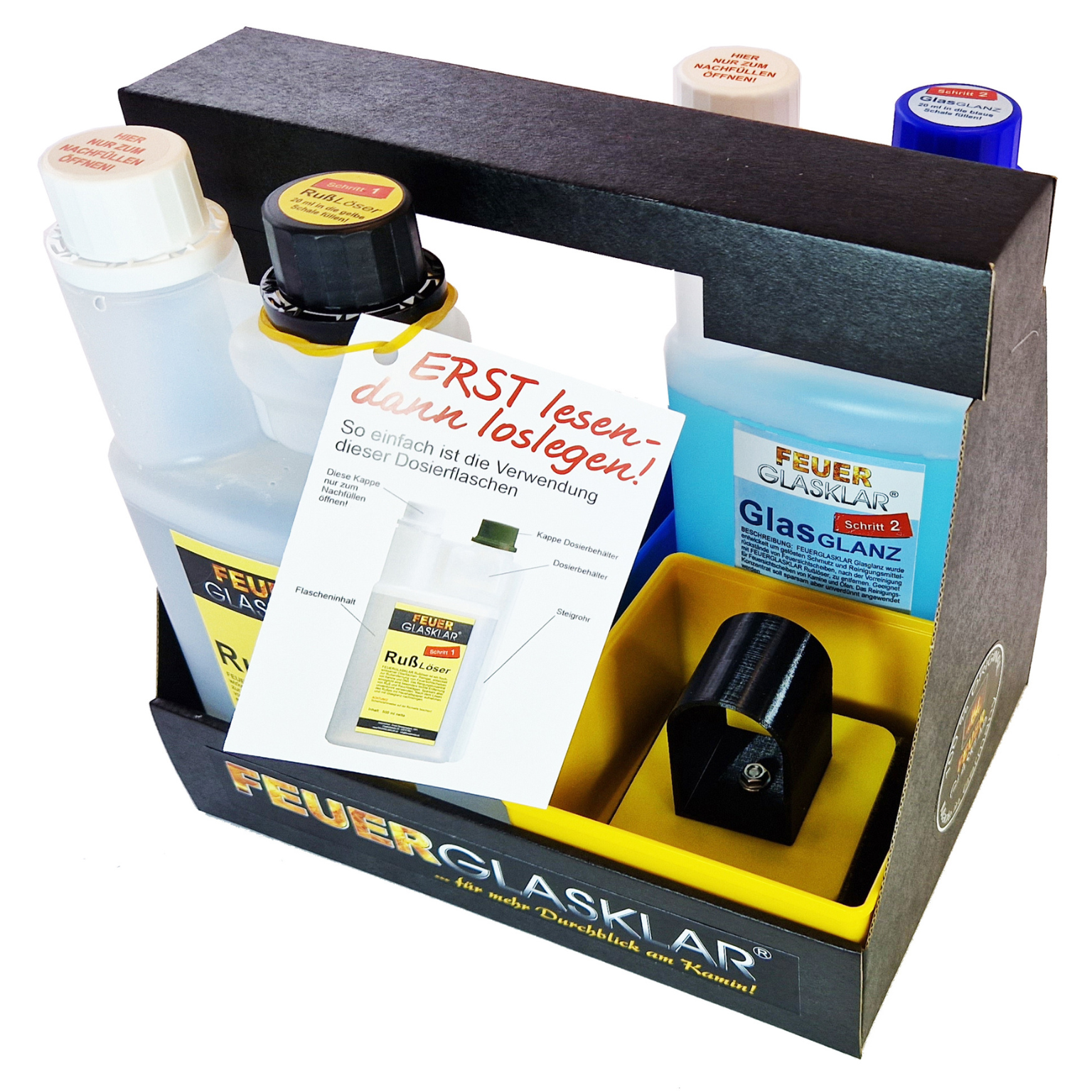 Kaminscheiben-Reinigungs-Set