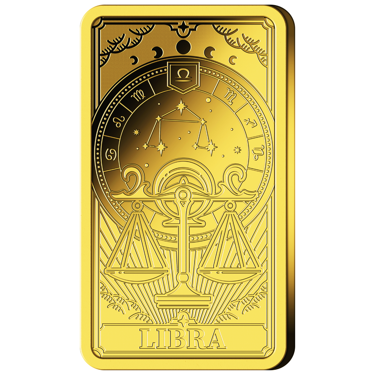 Goldbarren Sternzeichen Waage (mit Zertifikat)