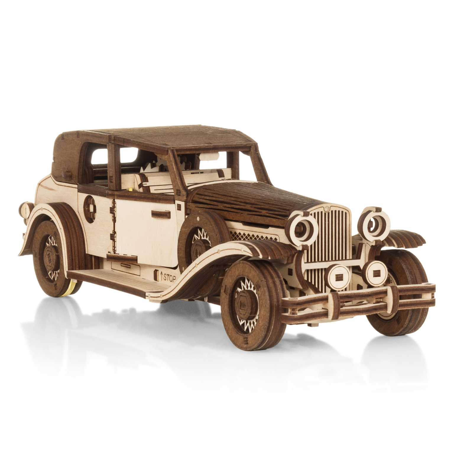 3D-Holzpuzzle Wind Up Car Ferdinand