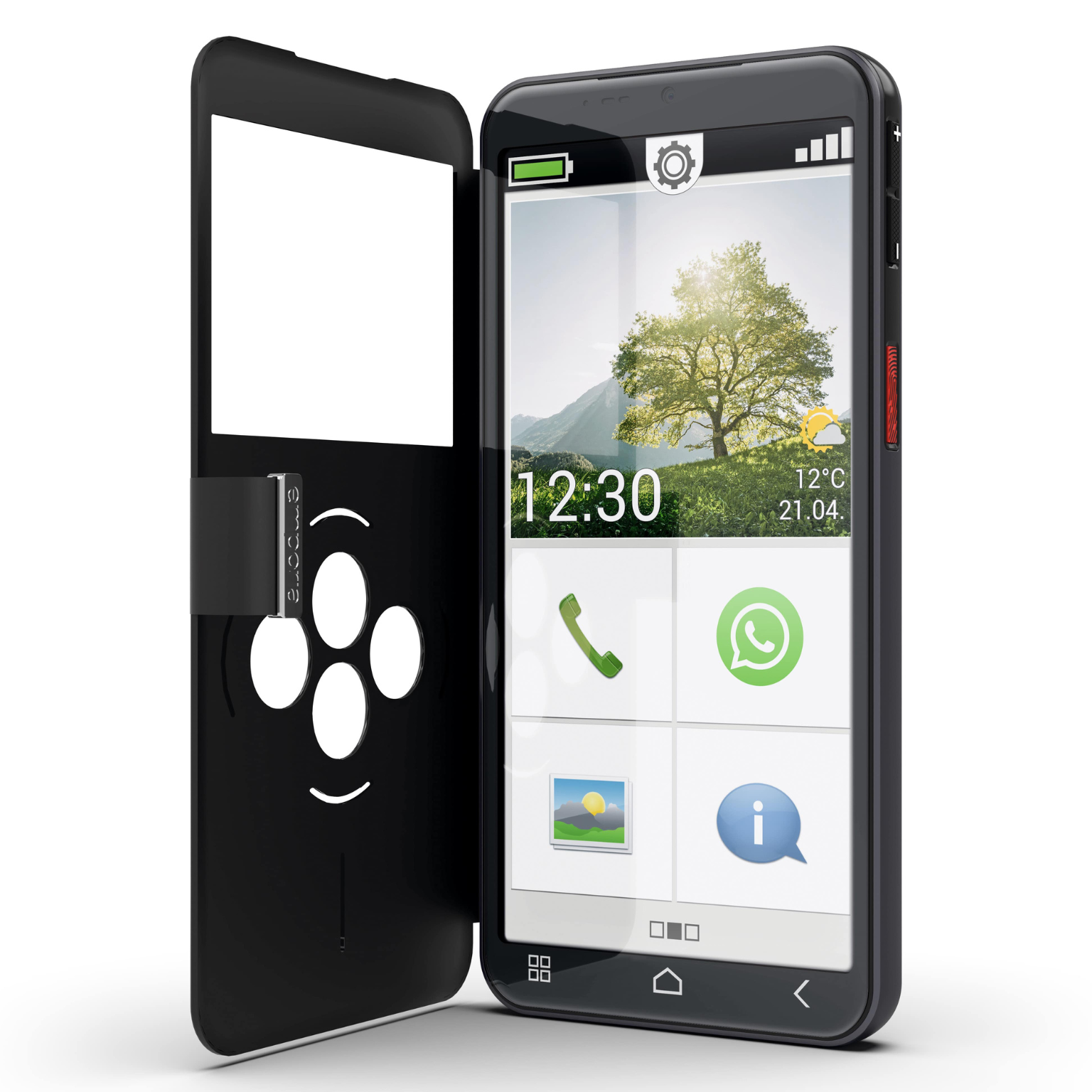 Smartphone E7 Lite inkl. Bookcover