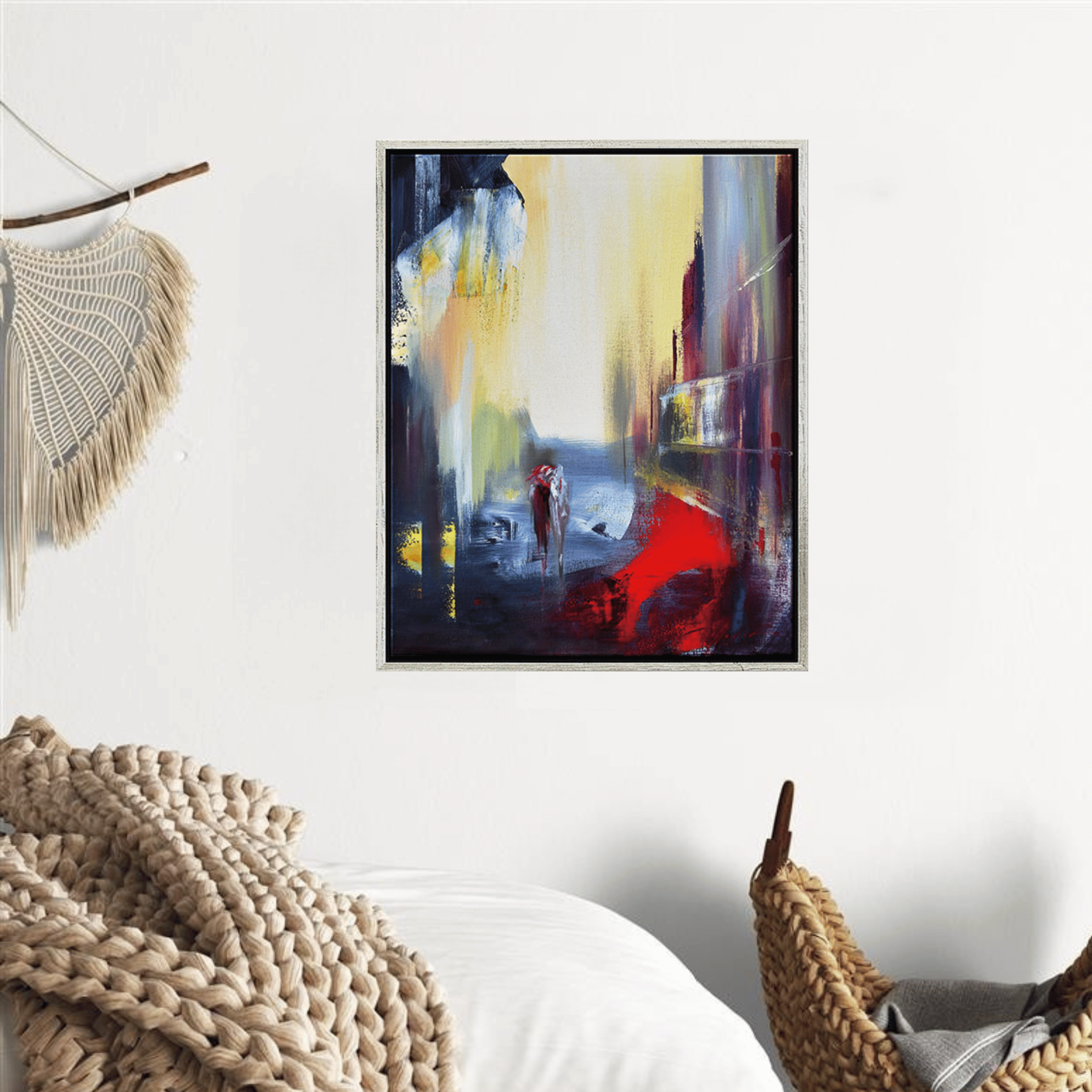 Robert Hettich: Bild "Liebeserklärung" (2015) gerahmt