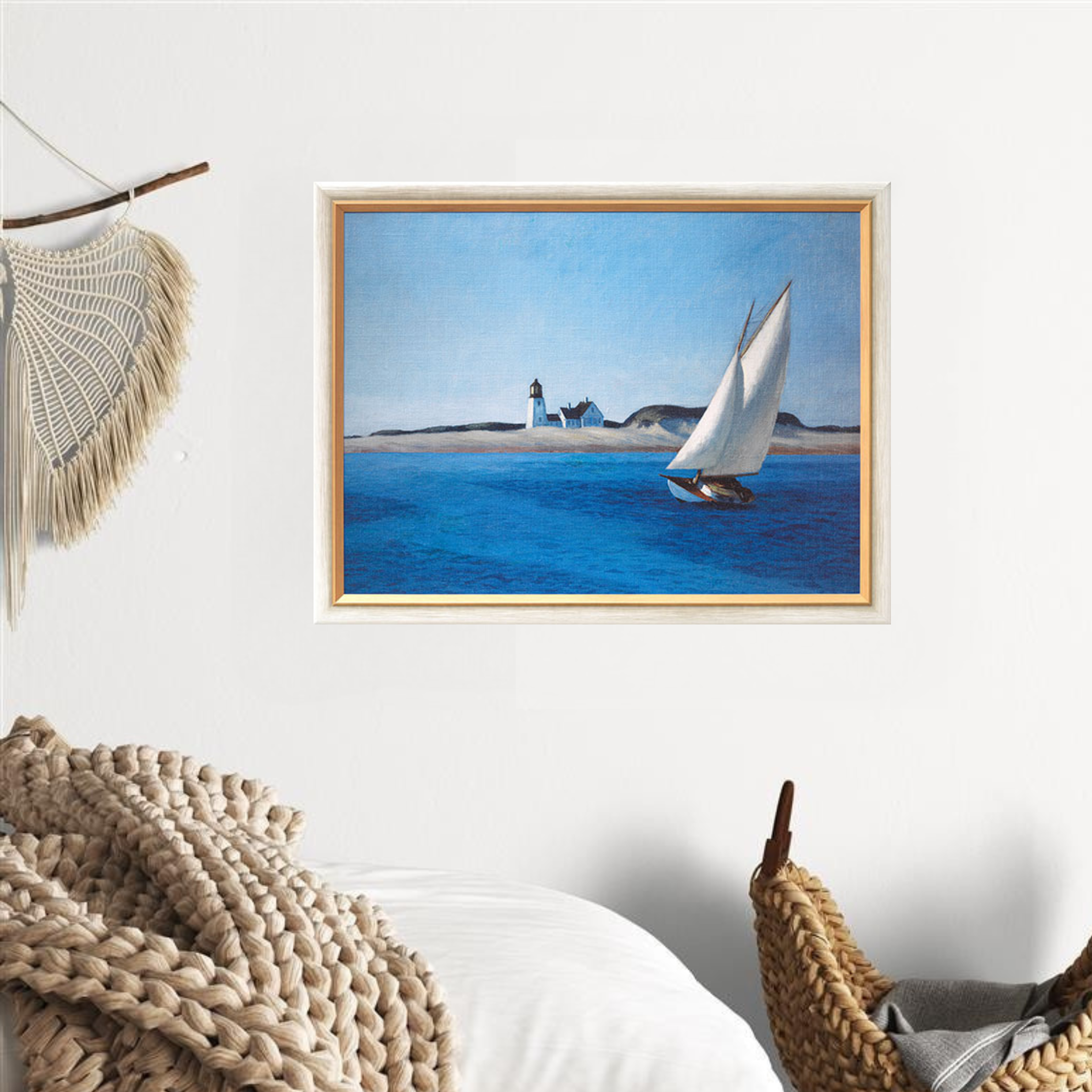 Edward Hopper: Bild "The long leg" (1930) gerahmt