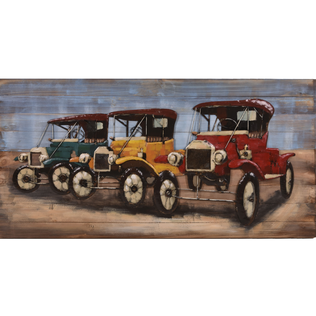 3D Metallbild Oldtimer