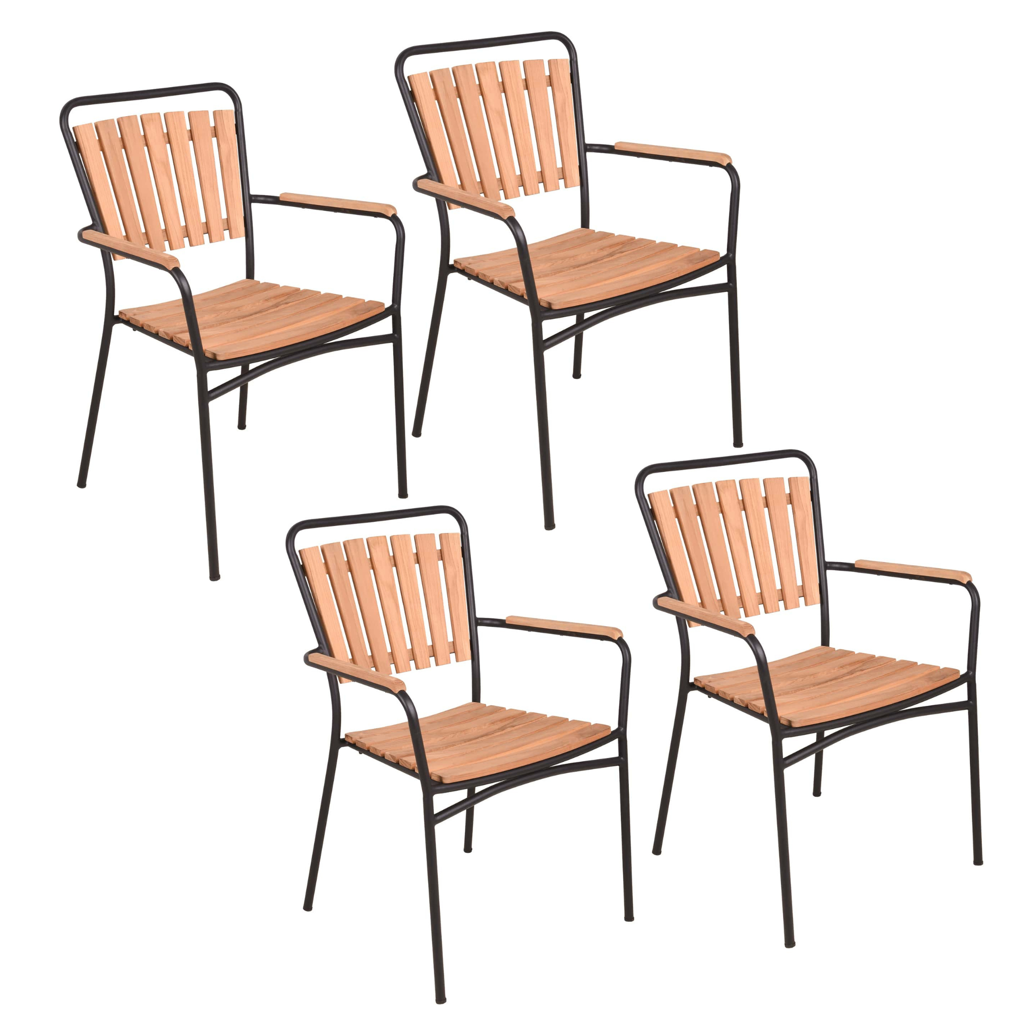 Stapelstuhl COVINA (4er Set)