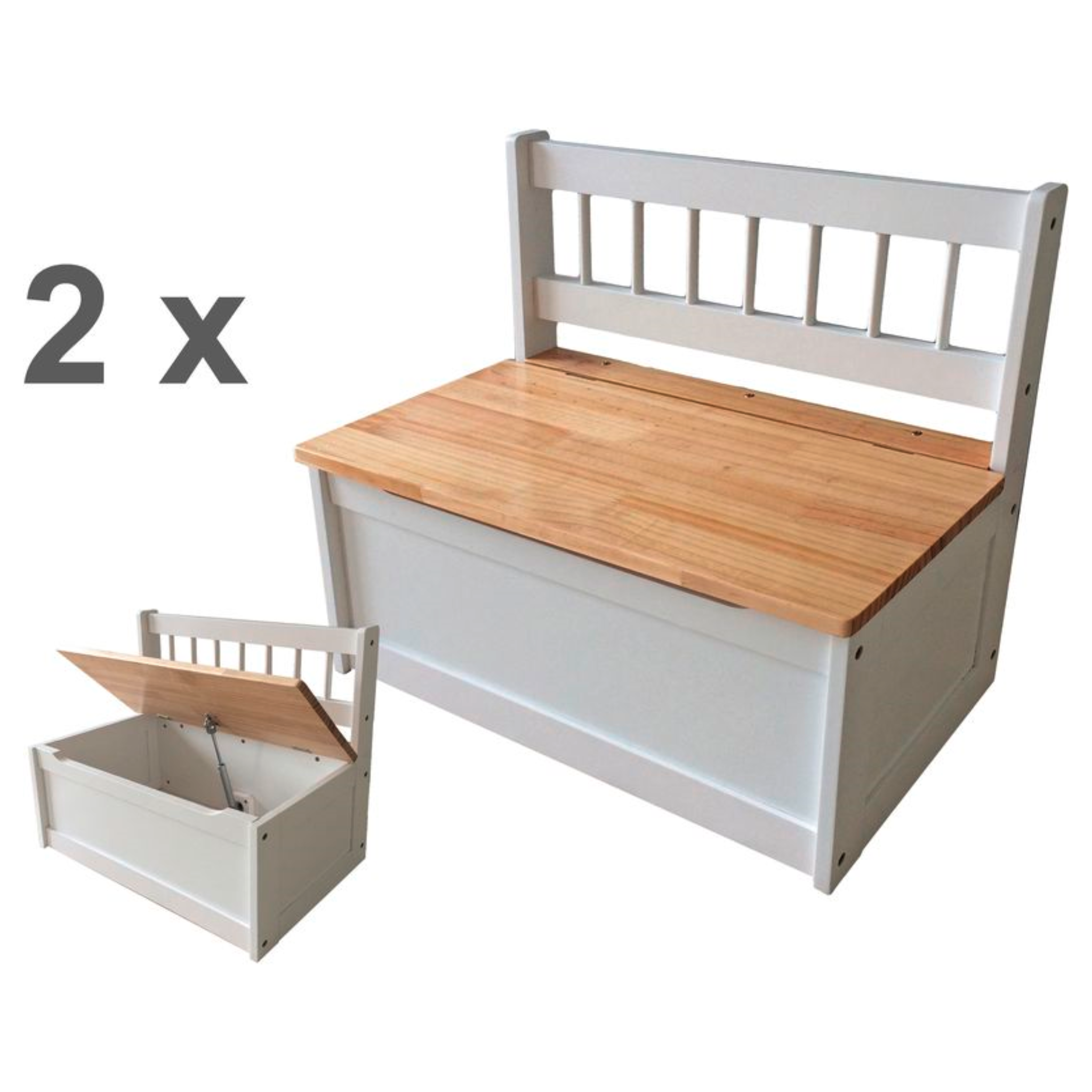 Kinder-Truhenbank 2er Set