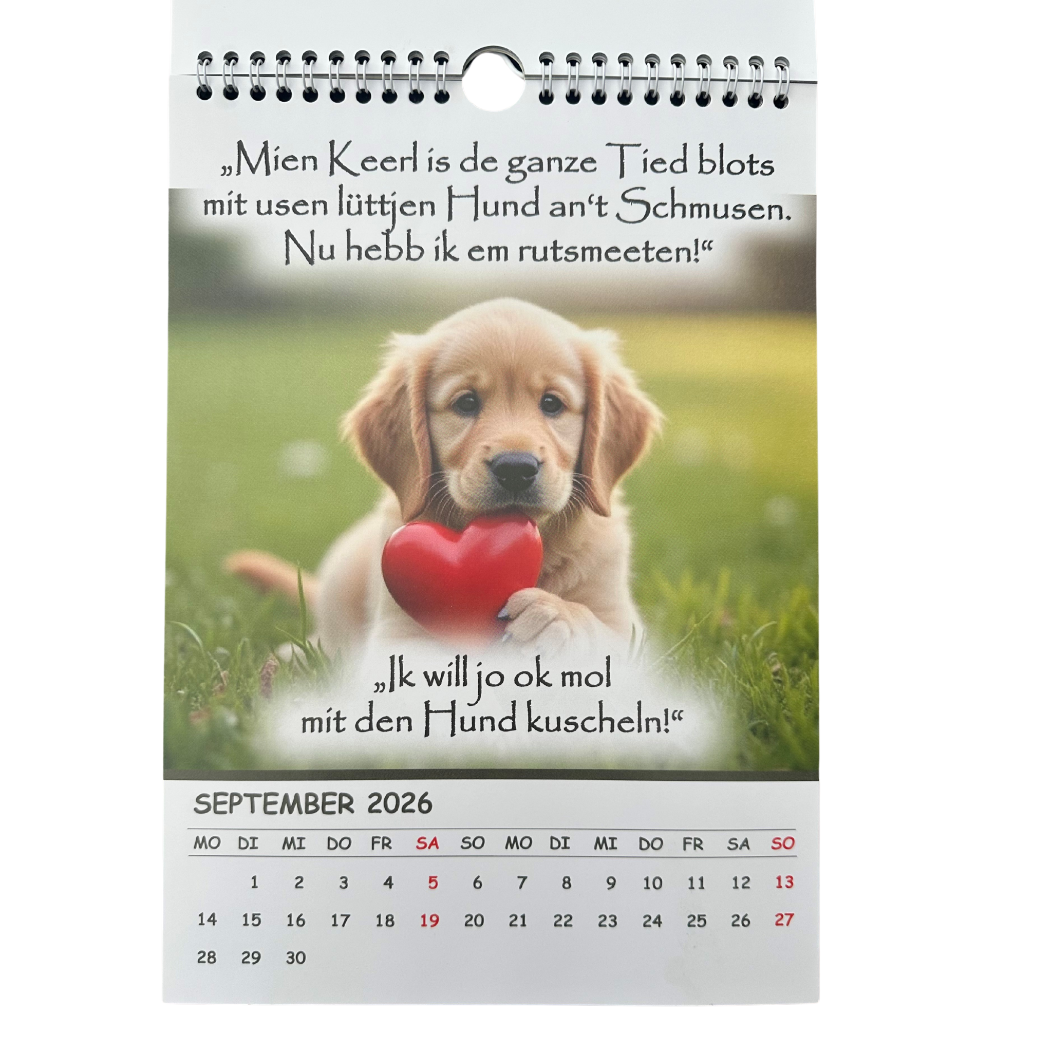 NEU! DER Kalender 2026 – „De Kalenner ton Schmunzeln op platt“