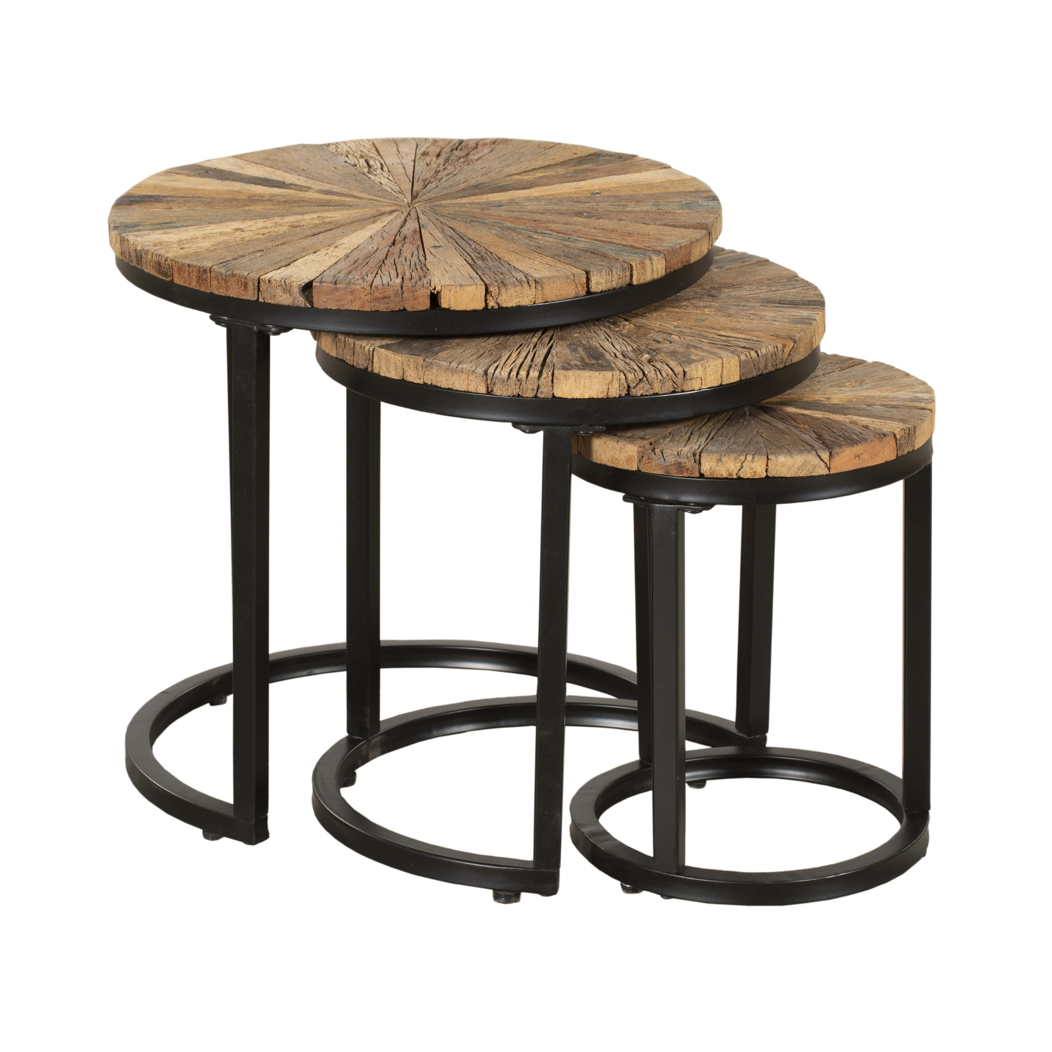 Beistelltisch MANDYA (3er-Set)