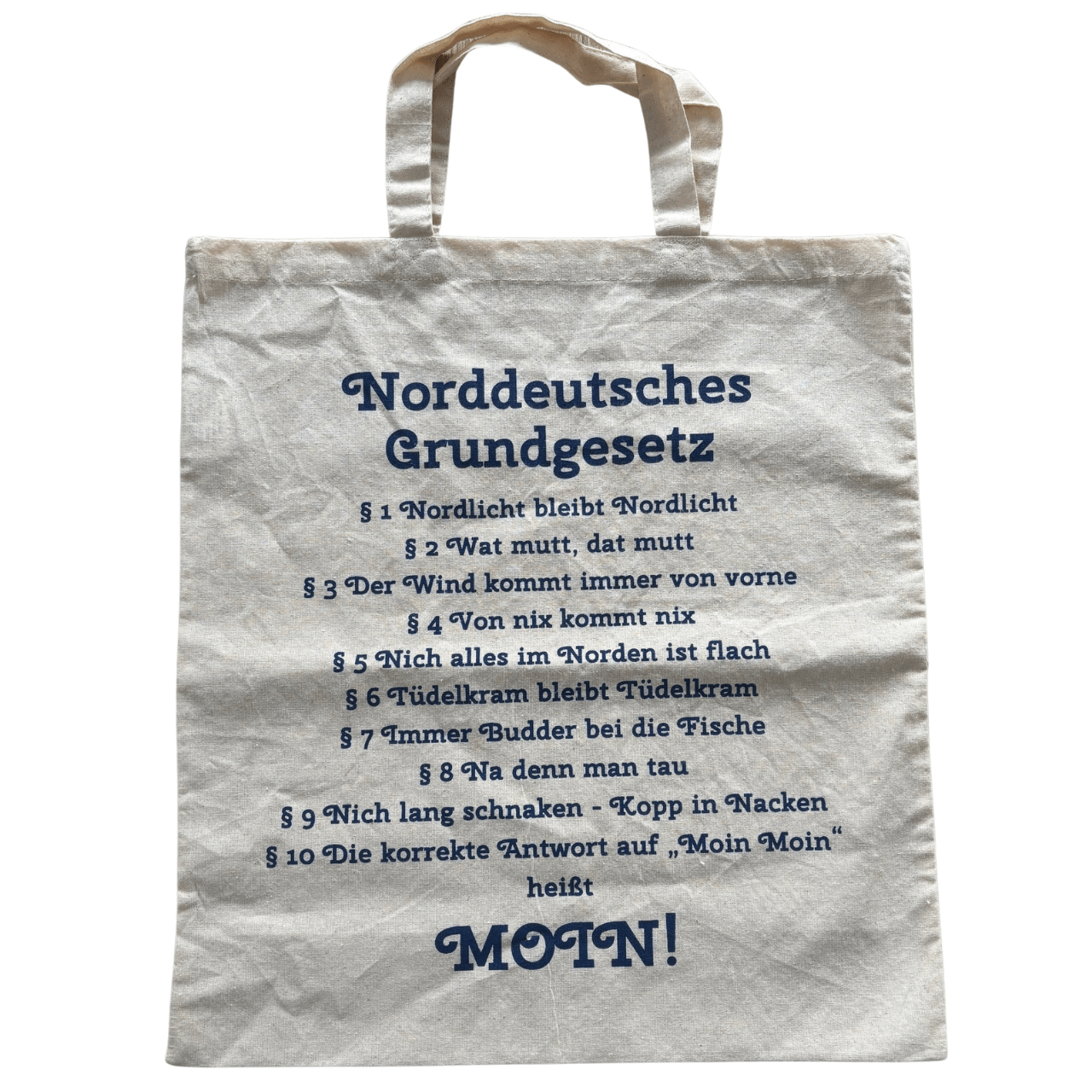 Tasche mit Aufdruck "Norddeutsches Grundgesetz"