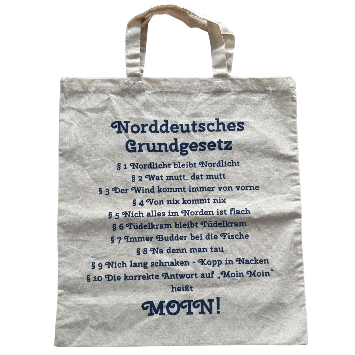 Tasche mit Aufdruck "Norddeutsches Grundgesetz"