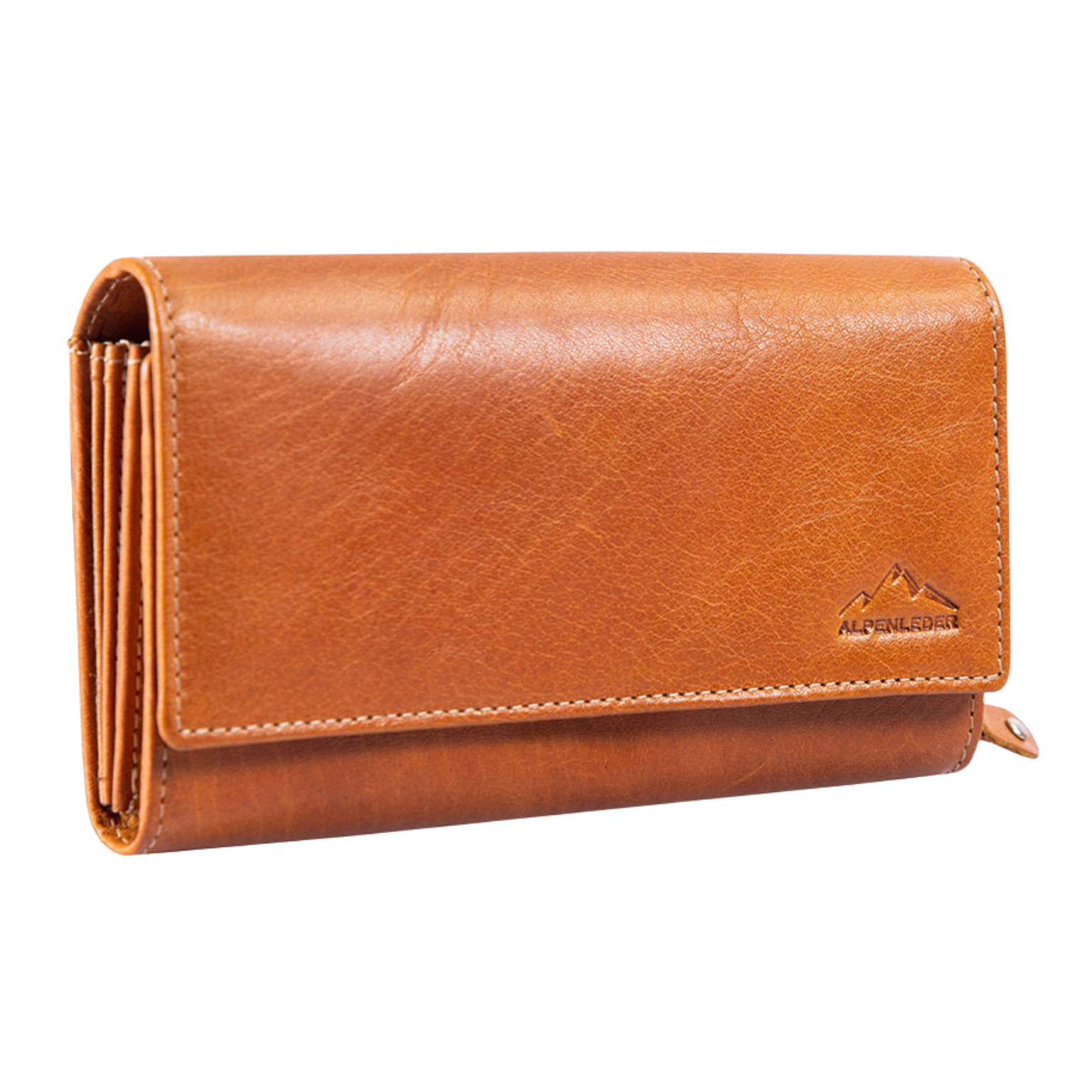 Damengeldbeutel Almrausch Cognac