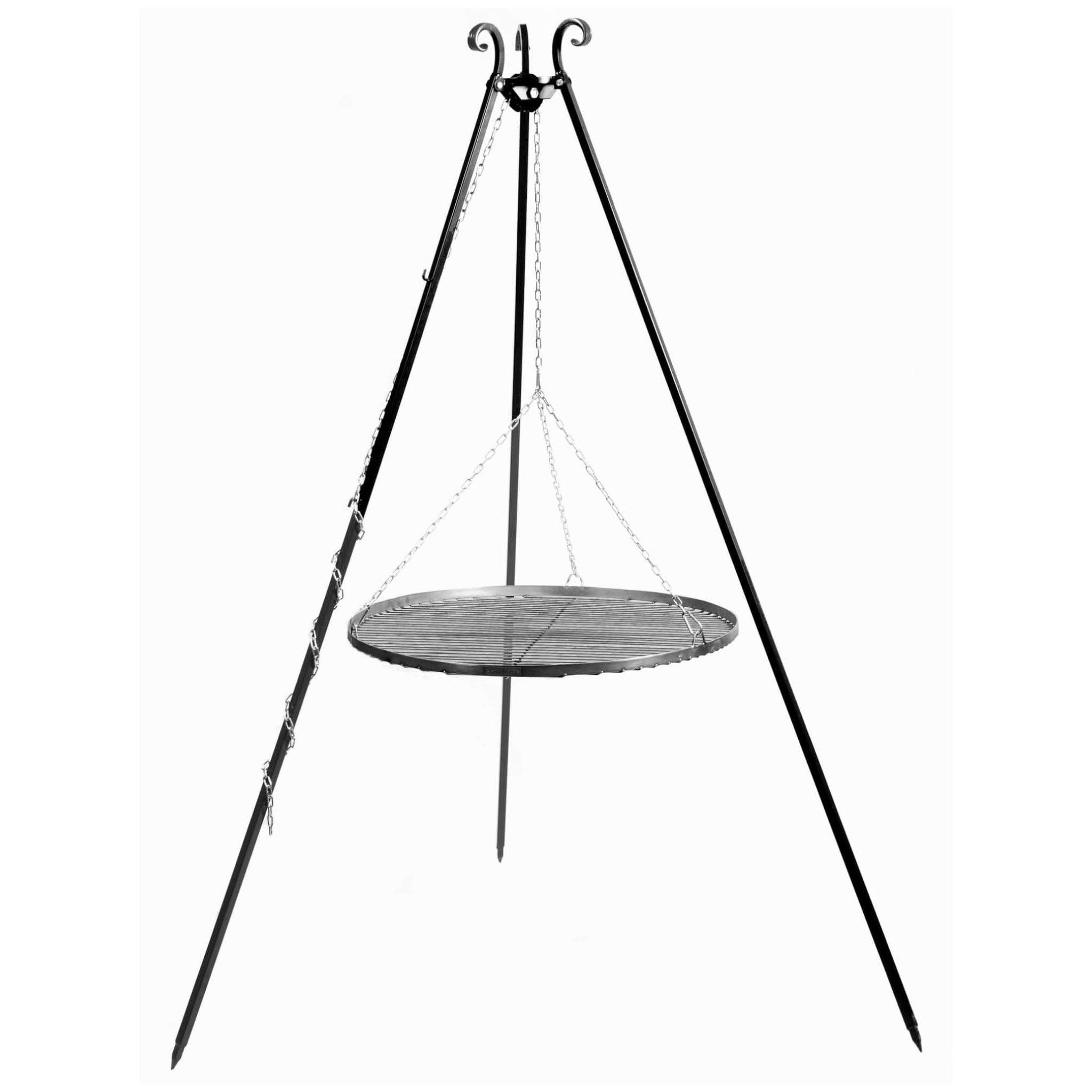 SCHWENKGRILL mit Rost 180 cm (Grillrost Ø 60 cm)