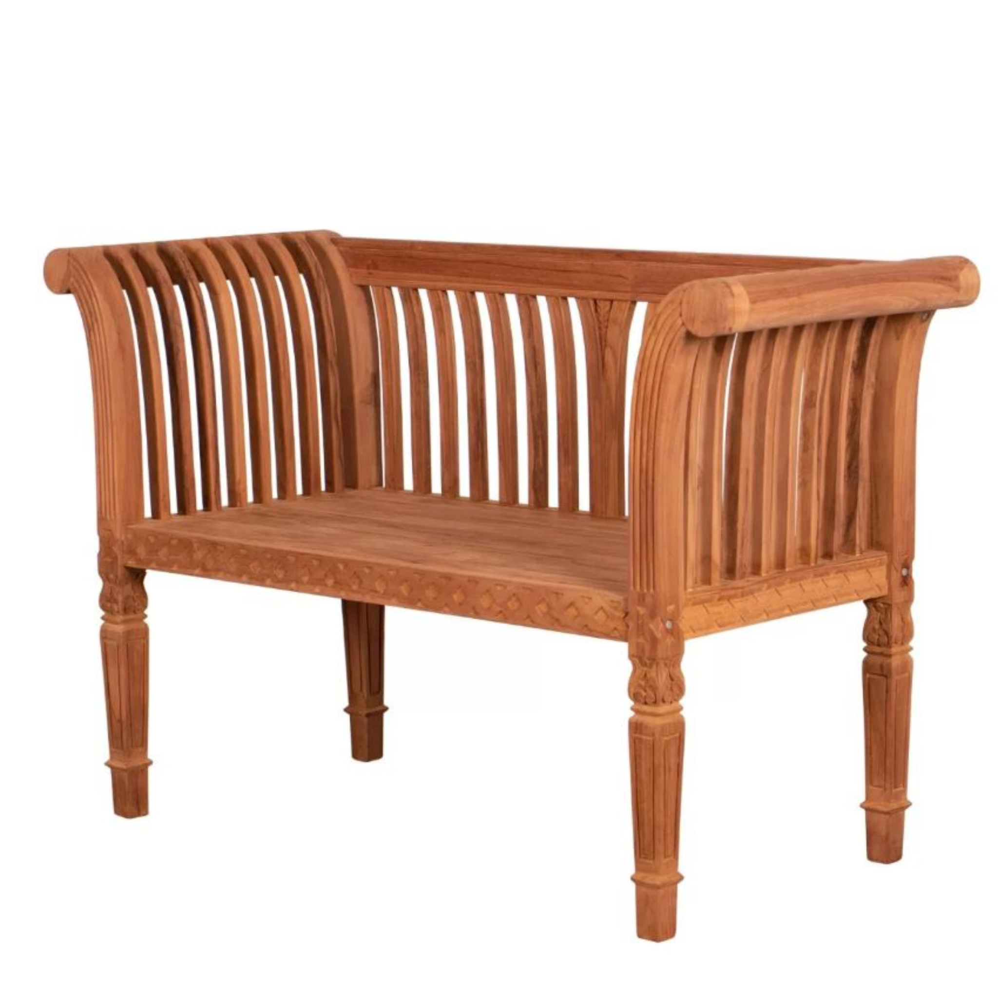 Teakholz Gartenbank Newport 120 cm