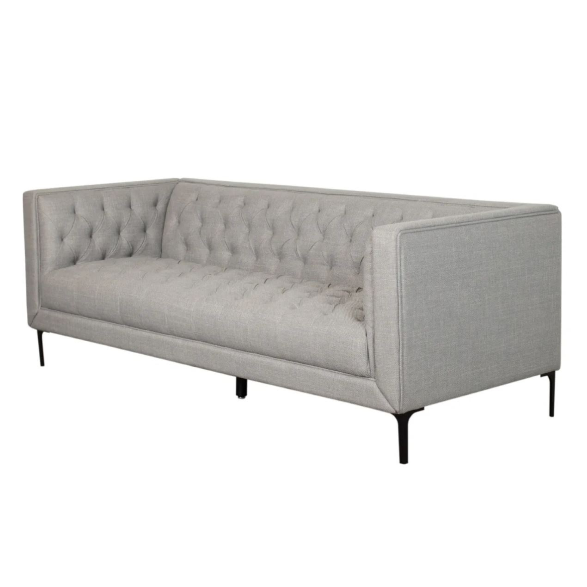 Design Loungesofa Troia - Dreisitzer (hellgrau)
