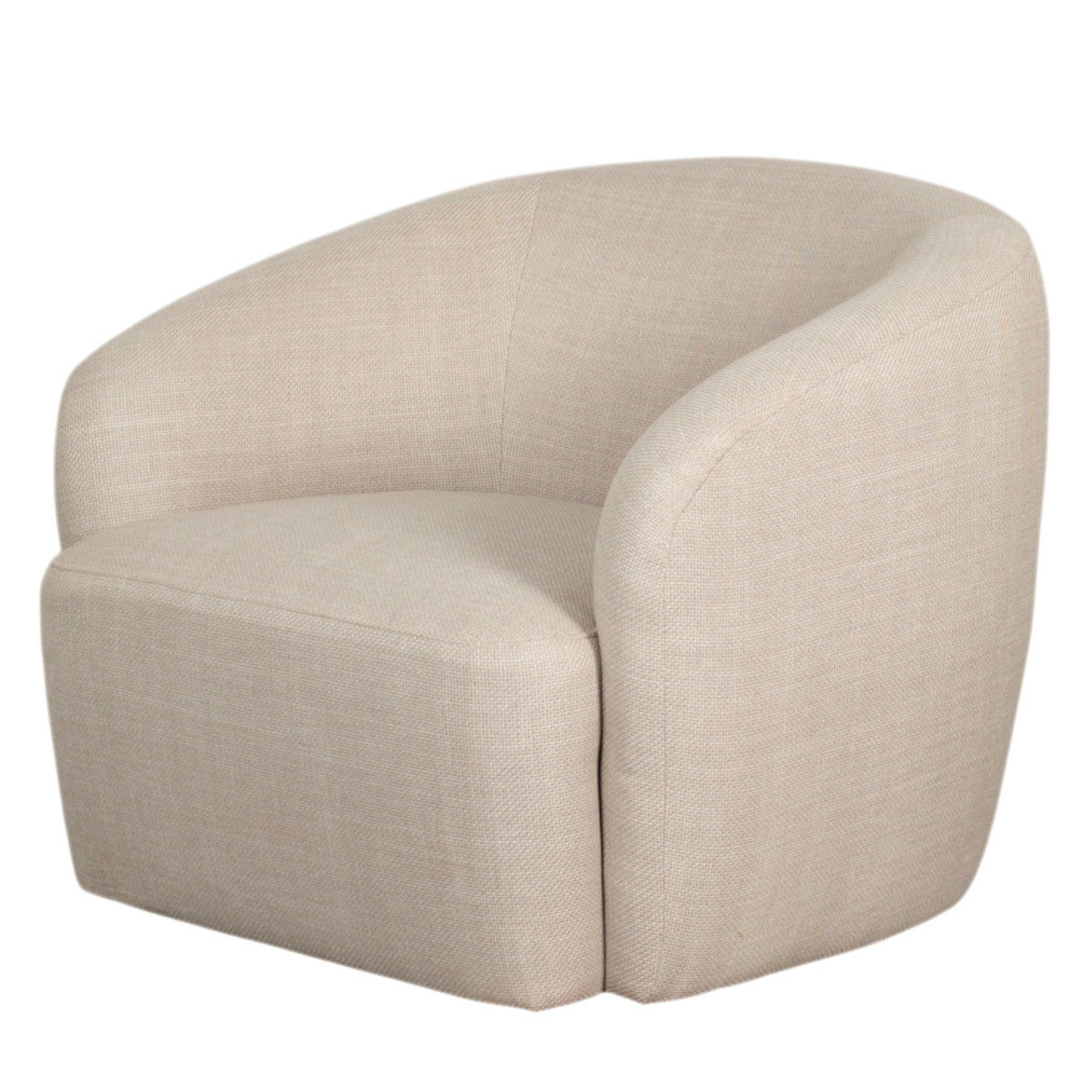 Loungesessel Loconia Beige (drehbar)