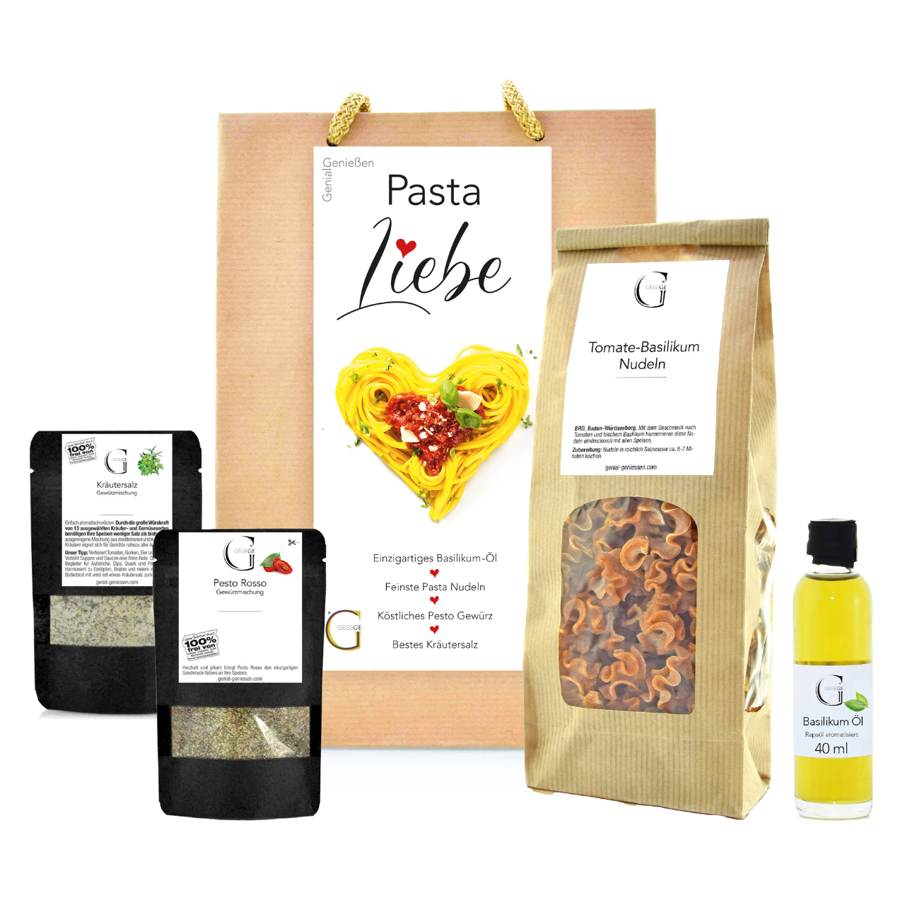 Geschenk-Set Pasta Liebe