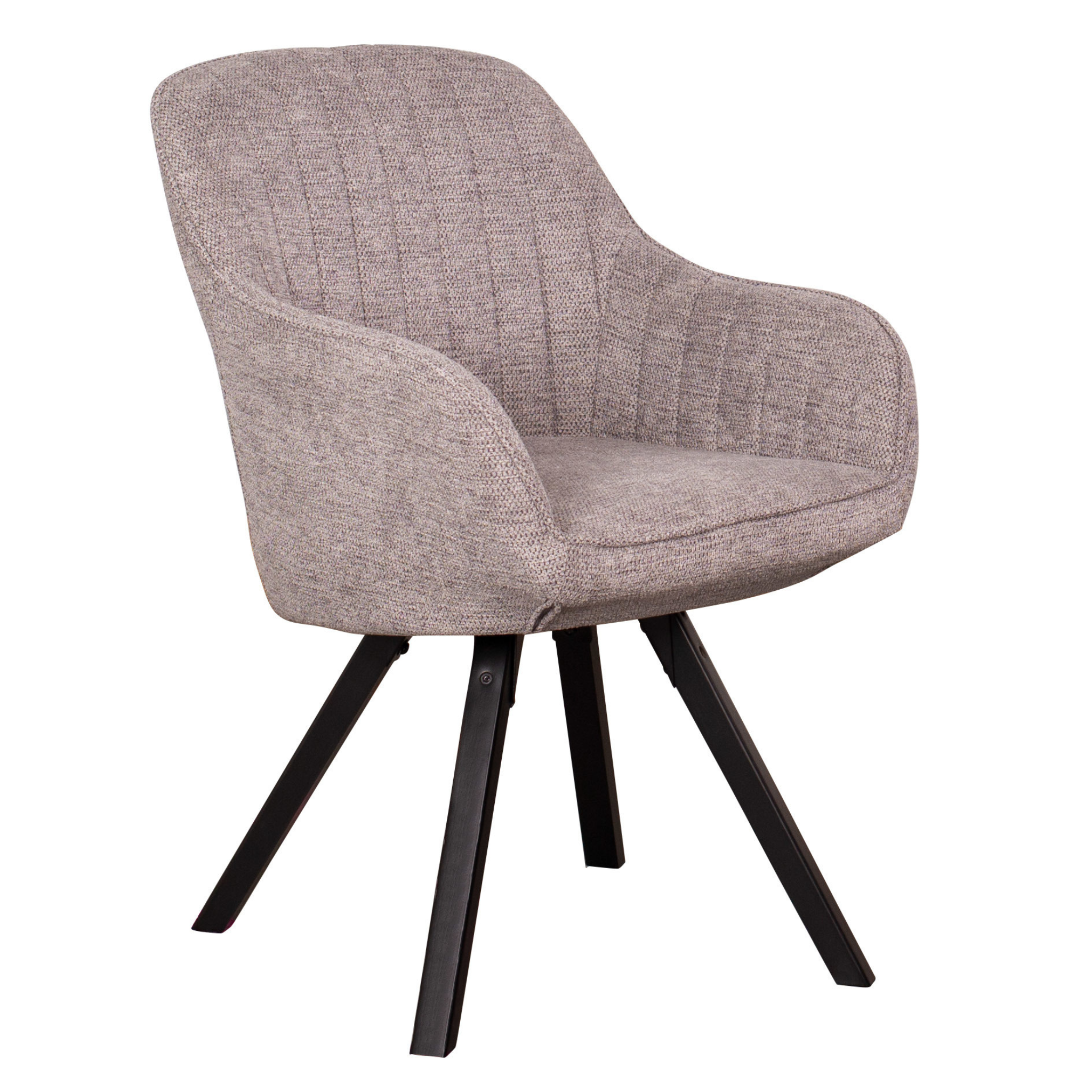 Diningsessel Matera mouse grey (drehbar)