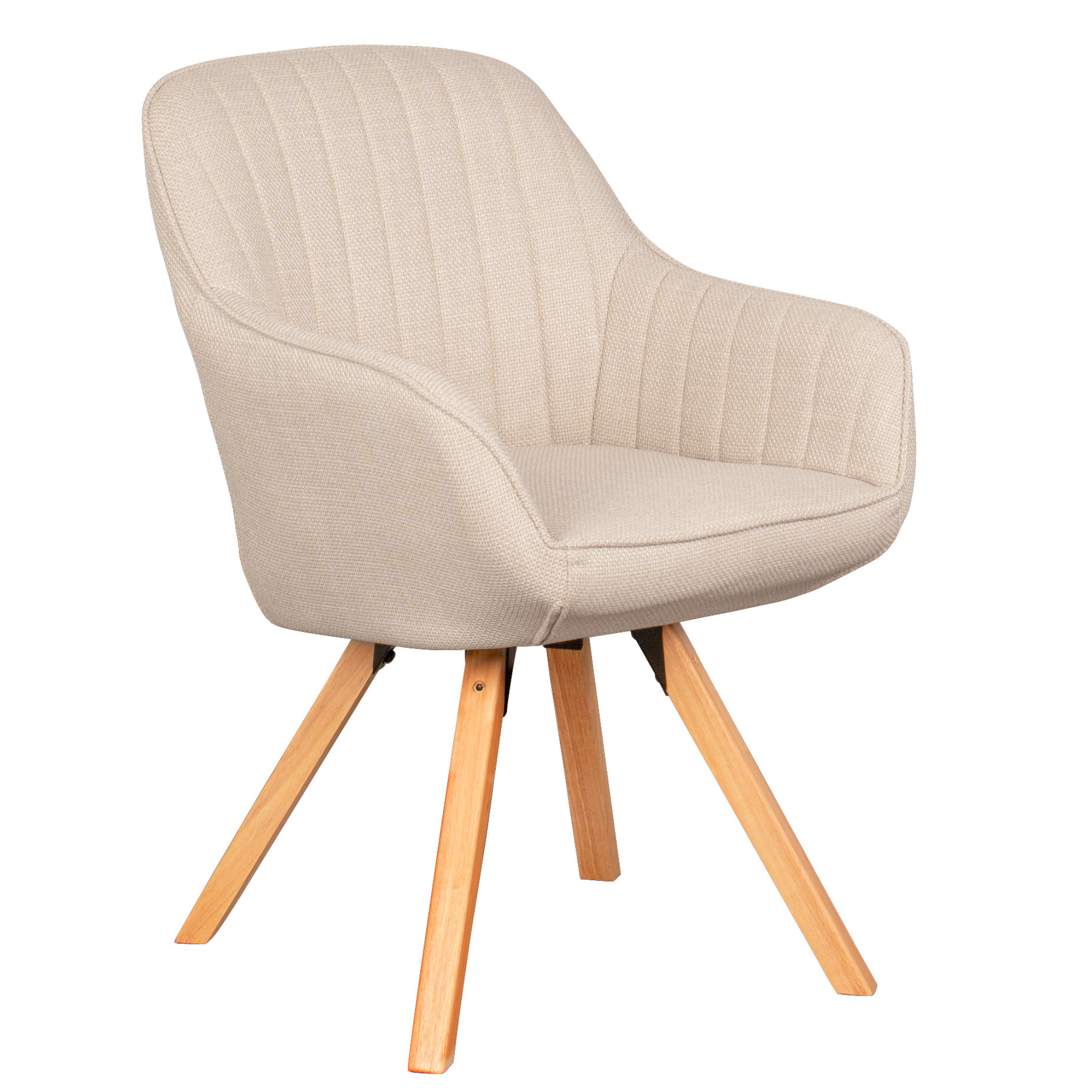 Diningsessel Matera beige (drehbar)