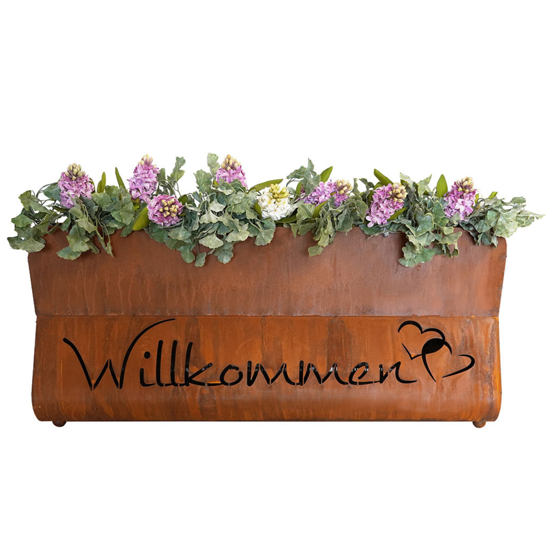 Edelrost Pflanzgefäß Bregenz - Willkommen