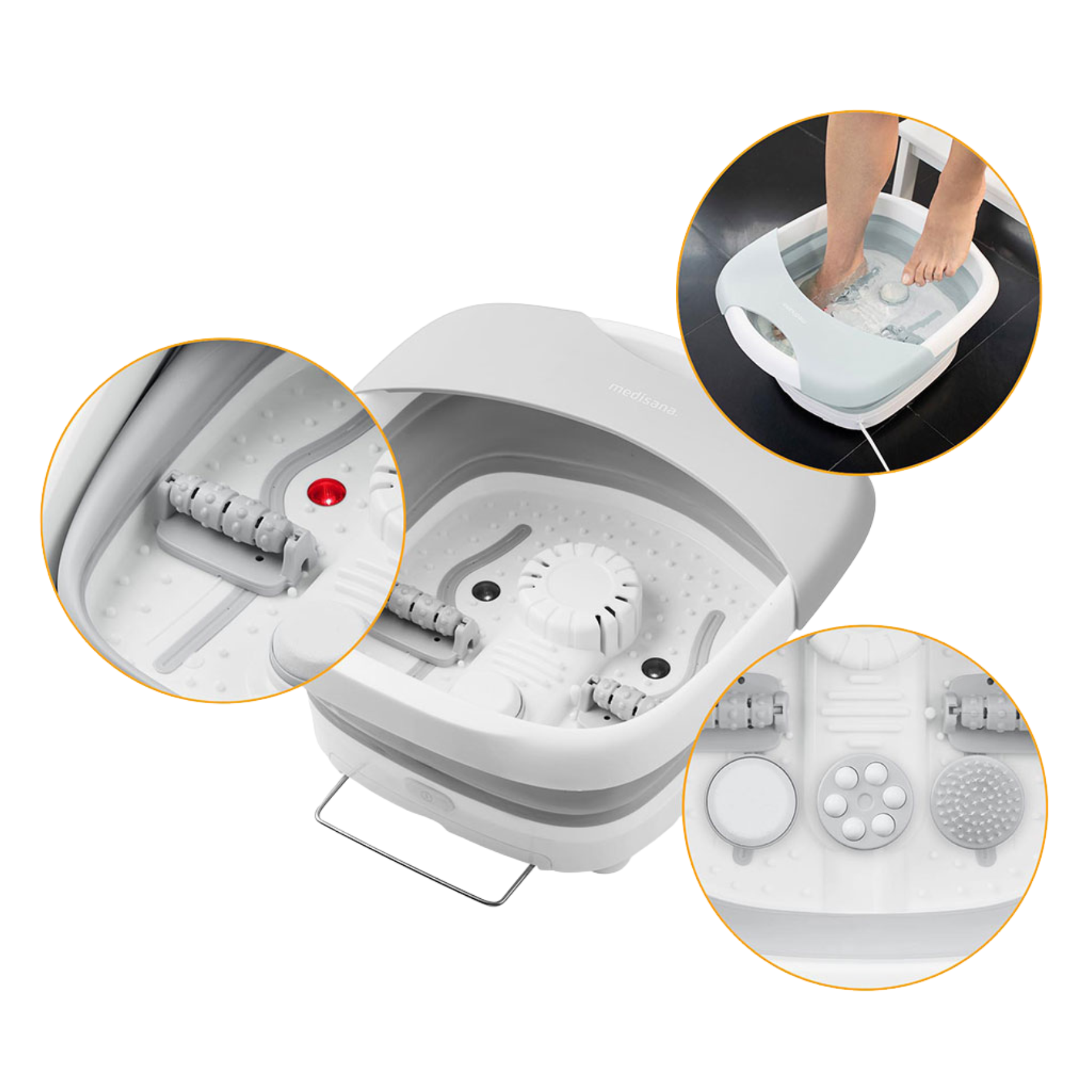 Faltbares Fußsprudelbad