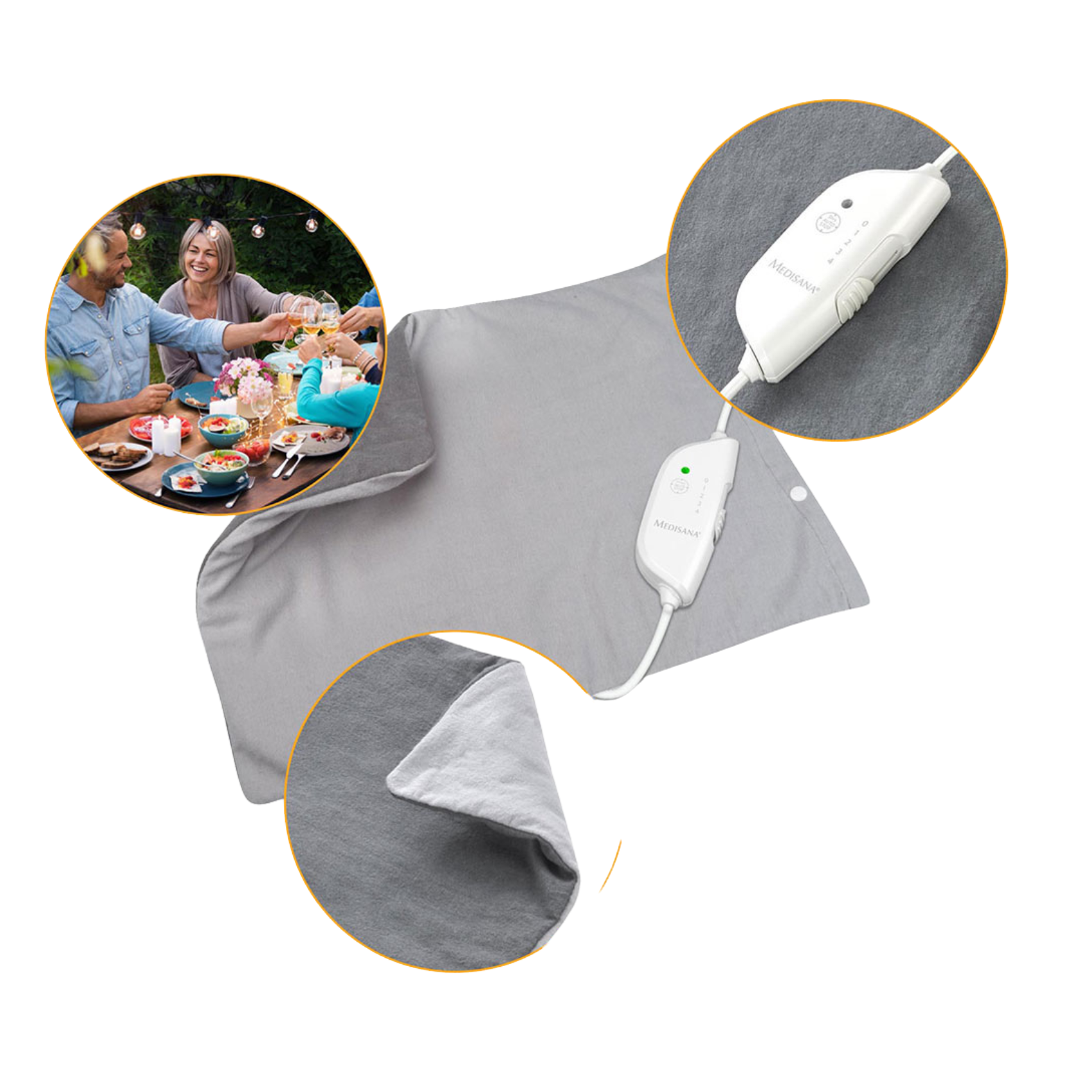 Elektrisches Heizkissen (waschbar)