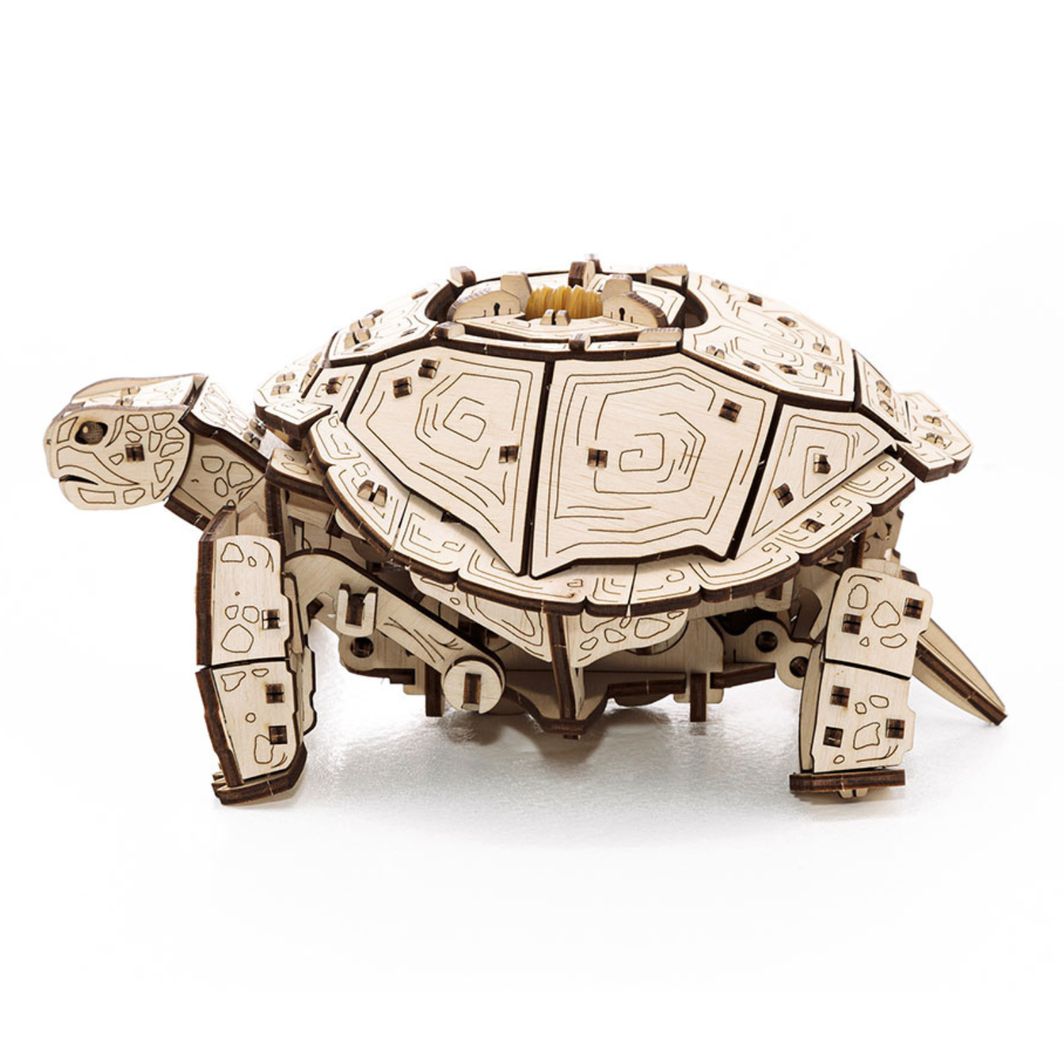 3D-Holzpuzzle Mechanische Schildkröte