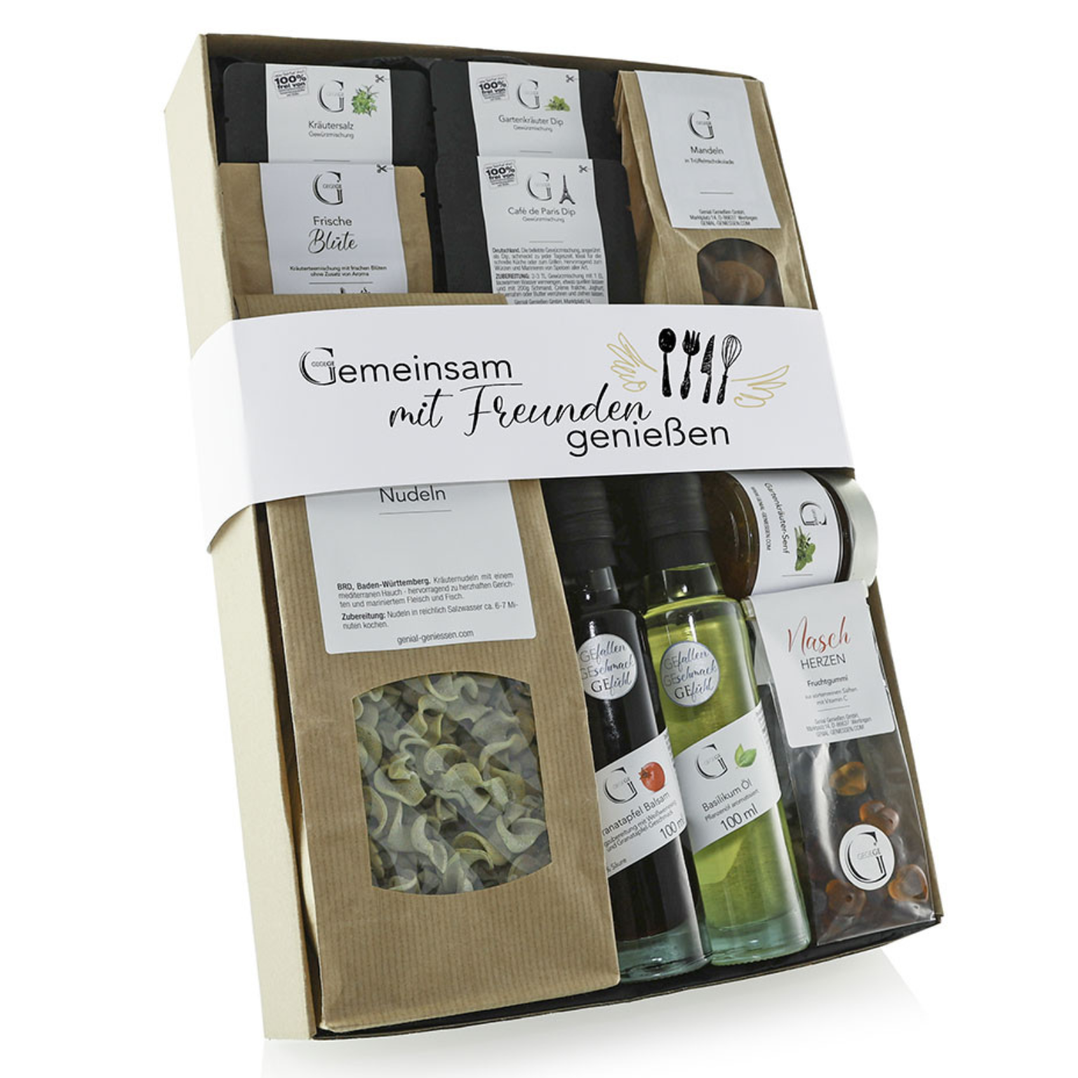 Geschenk-Set "Gemeinsam mit Freunden genießen"