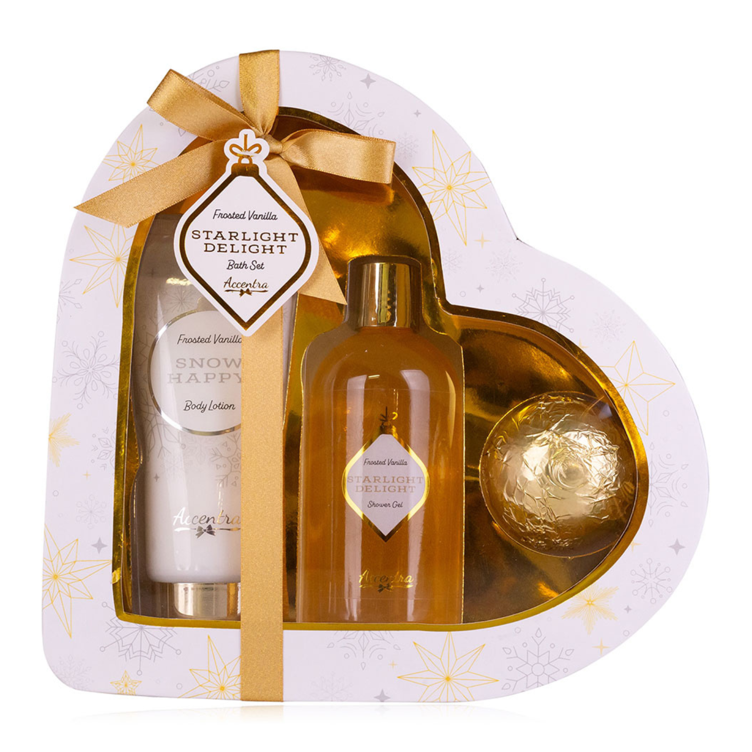 Badeset WINTER MAGIC in Geschenkbox Herz