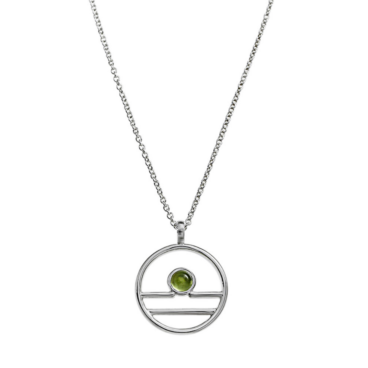 Kettenanhänger Sternzeichen Waage | 24.09. - 23.10. (mit Kette, 925er Silber)