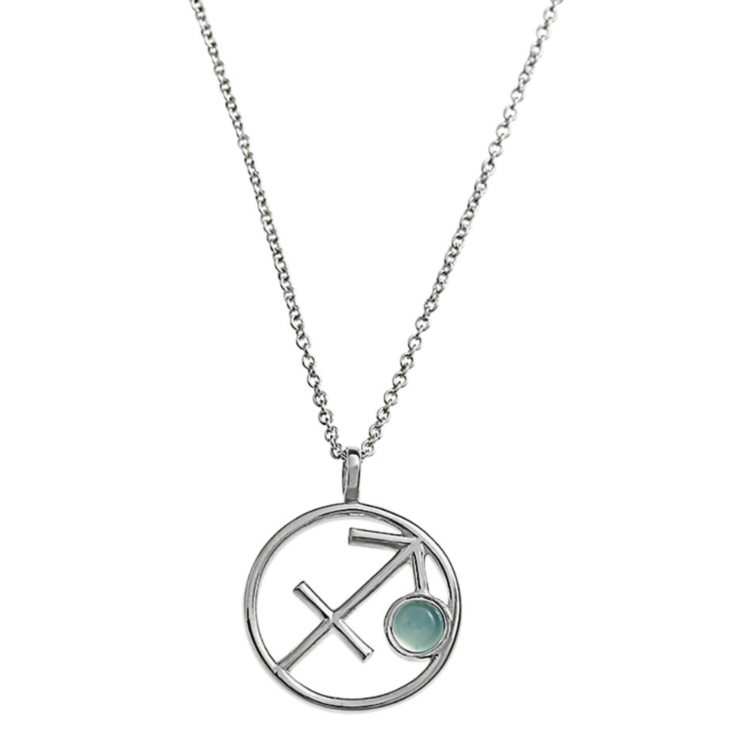 Kettenanhänger Sternzeichen Schütze | 23.11. - 21.12. (mit Kette, 925er Silber)