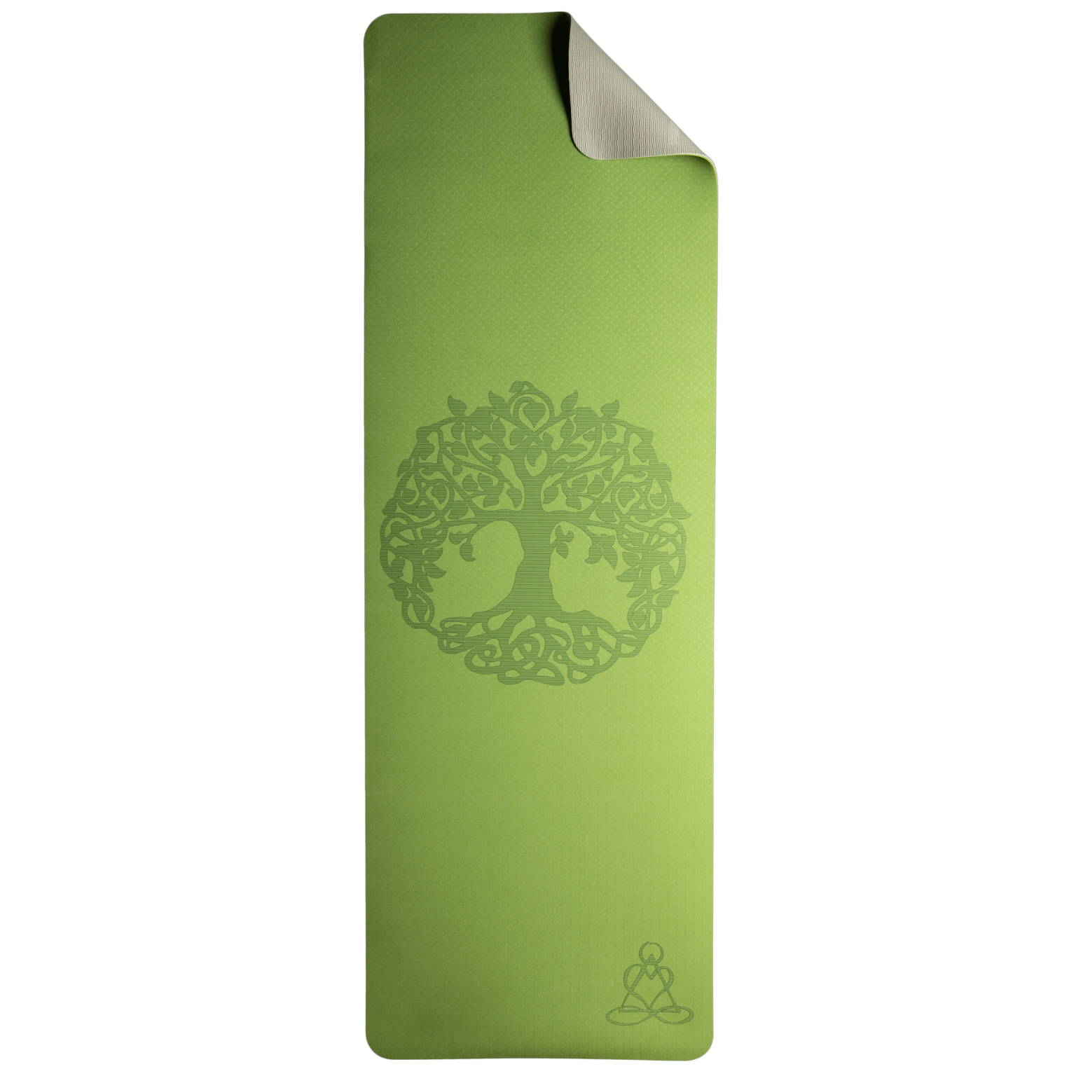 Yogamatte Baum des Lebens (hellgrün)
